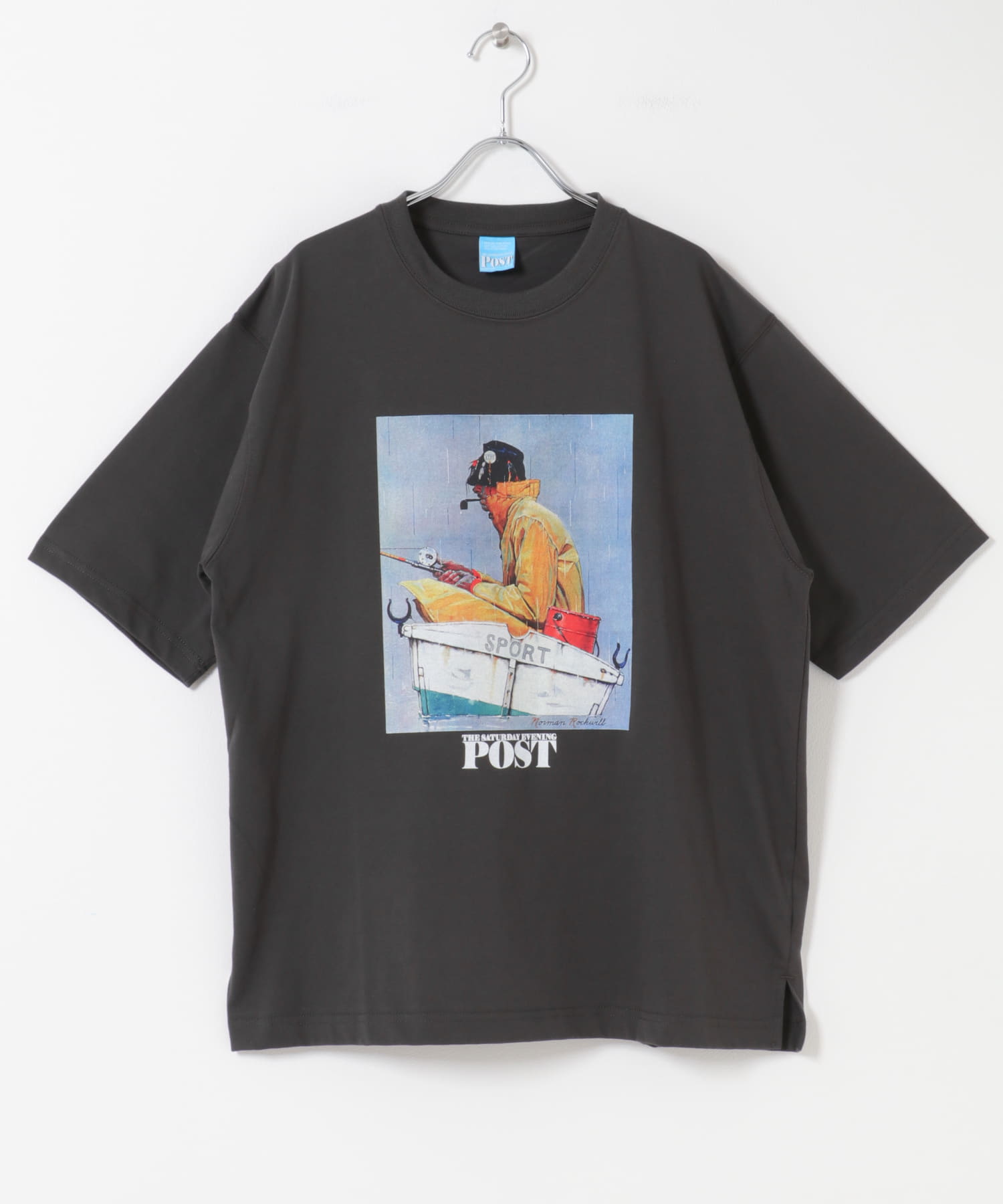 FORK&SPOON 　Norman Rockwell Short-SleeveT-shirts CHARCOAL 4