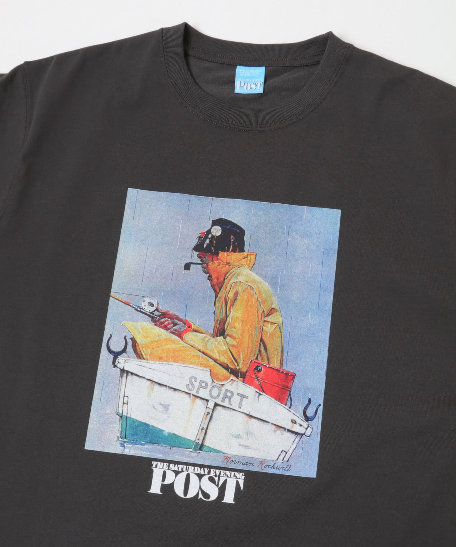 FORK&SPOON 　Norman Rockwell Short-SleeveT-shirts CHARCOAL 4