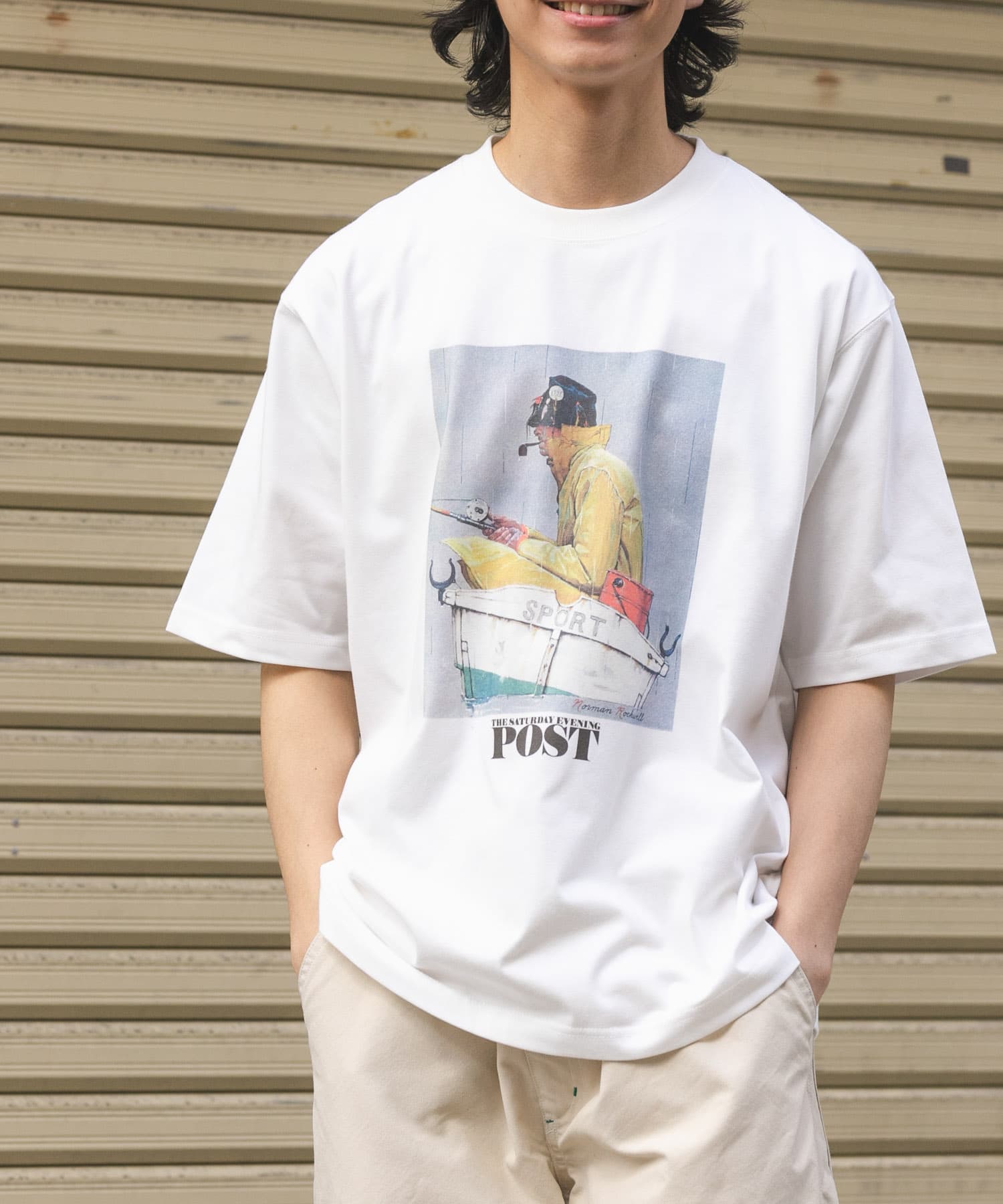 FORK&SPOON 　Norman Rockwell Short-SleeveT-shirts