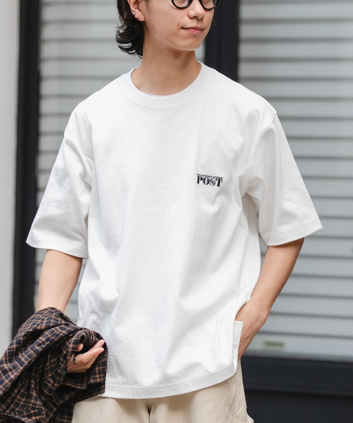 FORK&SPOON　POSTワンポイントTシャツ