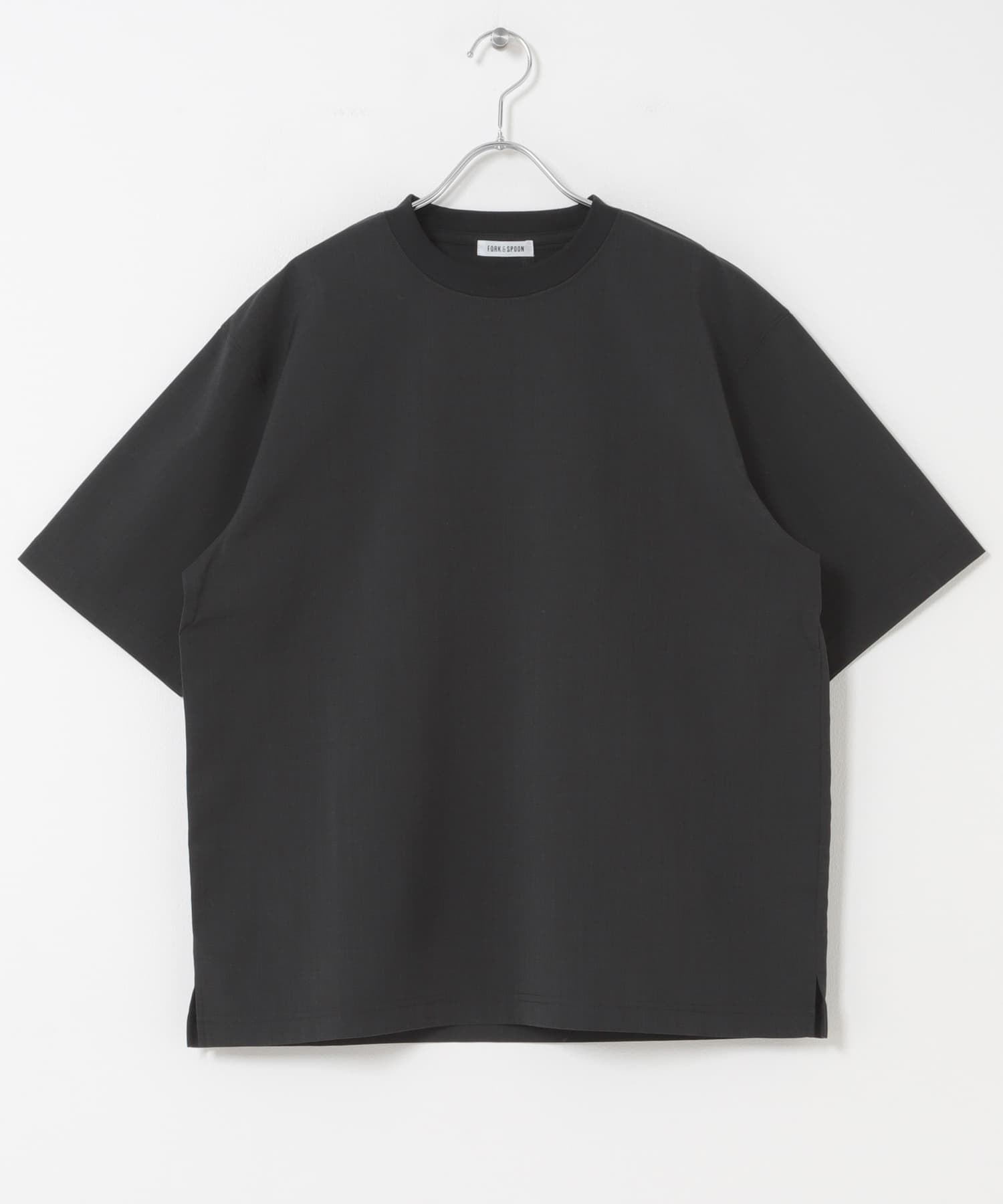 FORK&SPOON　TEC LINEN T-SHIRTS BLACK 4