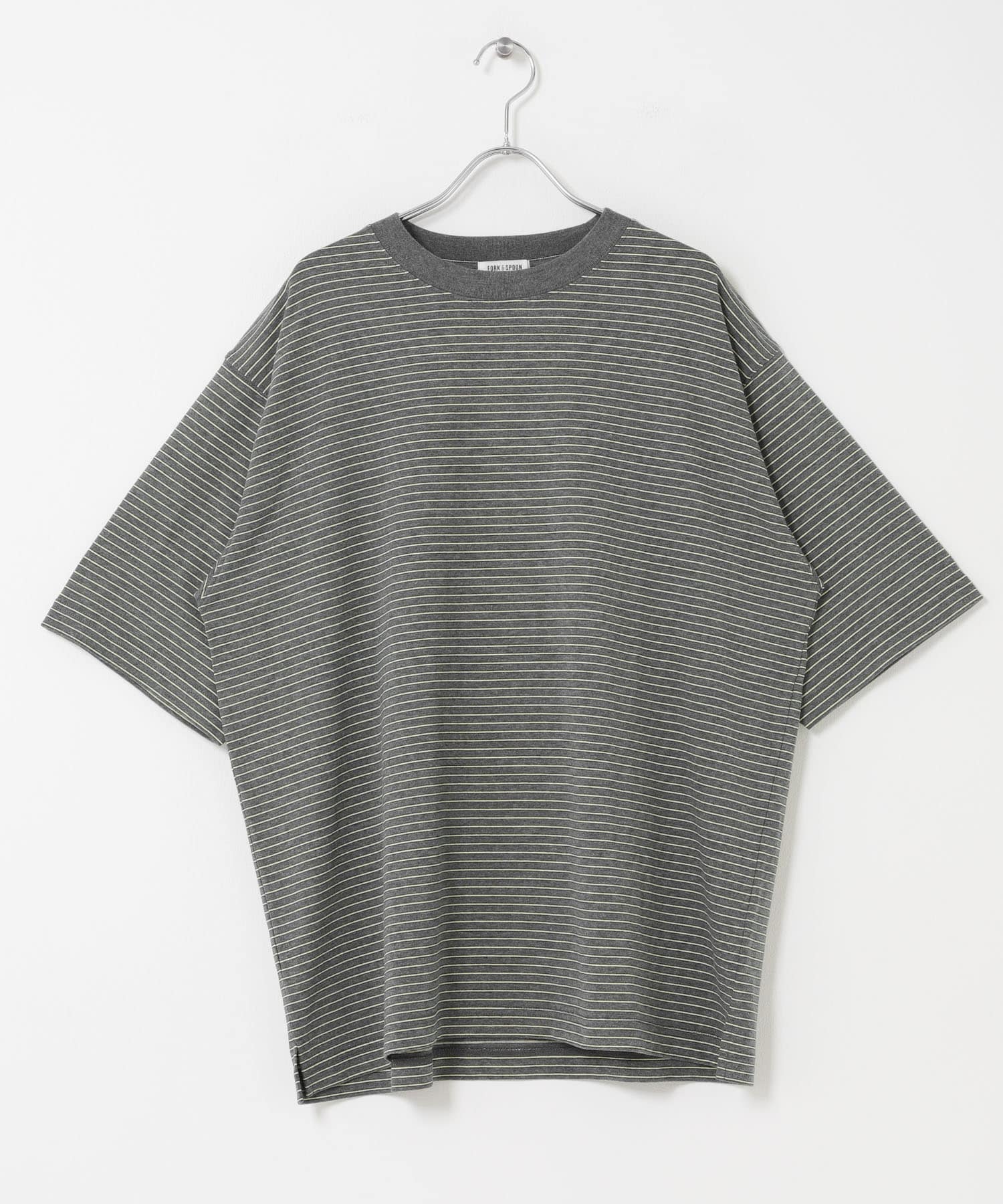 FORK&SPOON　ヴィンテージボーダーTシャツ GRAY 4