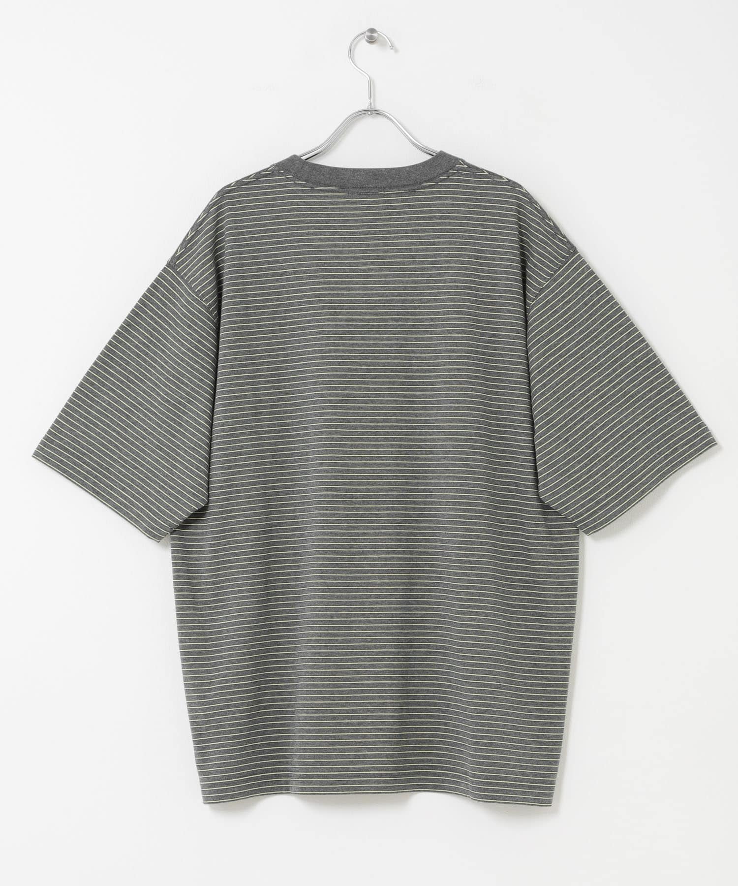 FORK&SPOON　ヴィンテージボーダーTシャツ GRAY 4