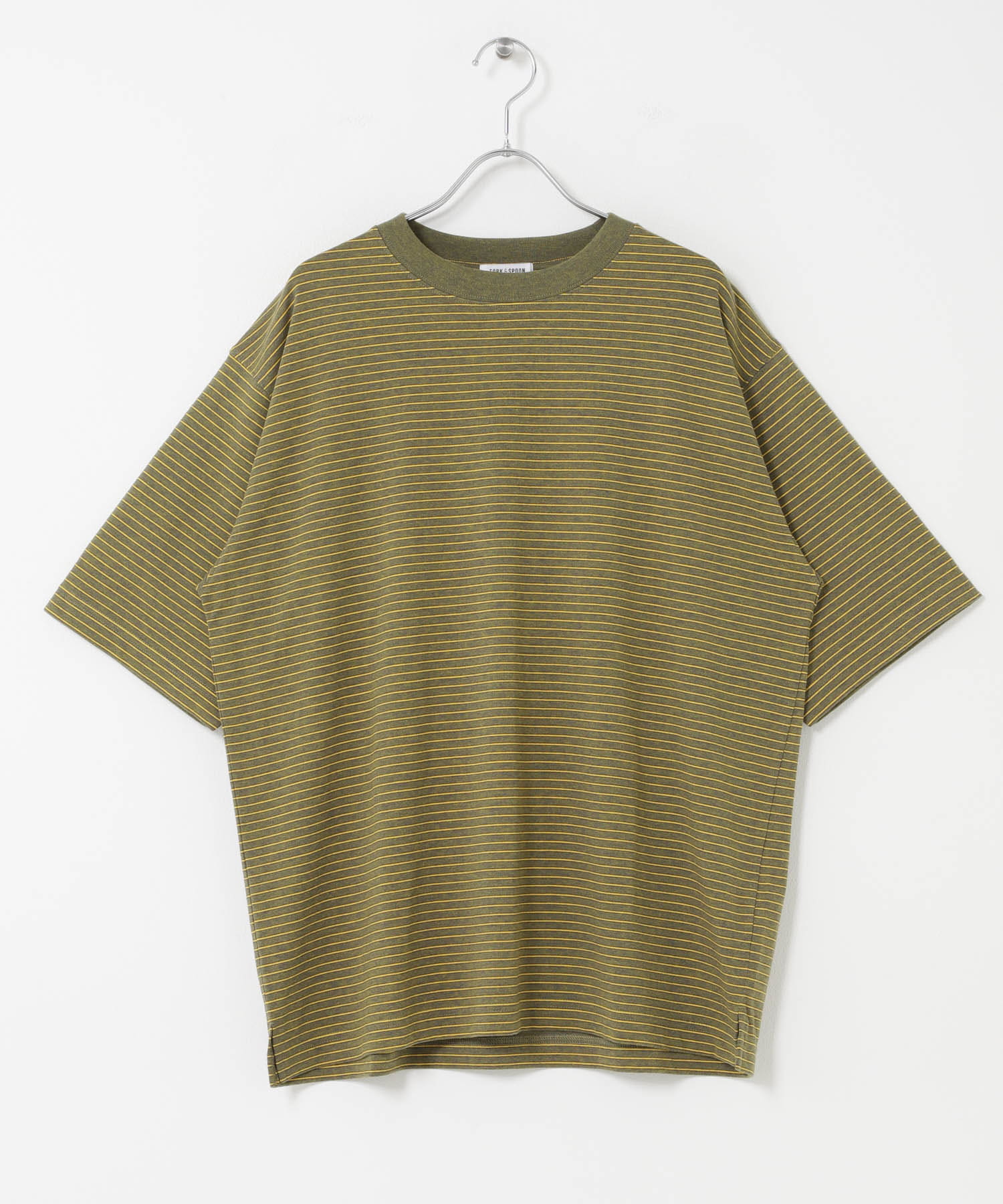 FORK&SPOON　ヴィンテージボーダーTシャツ YELLOW 4