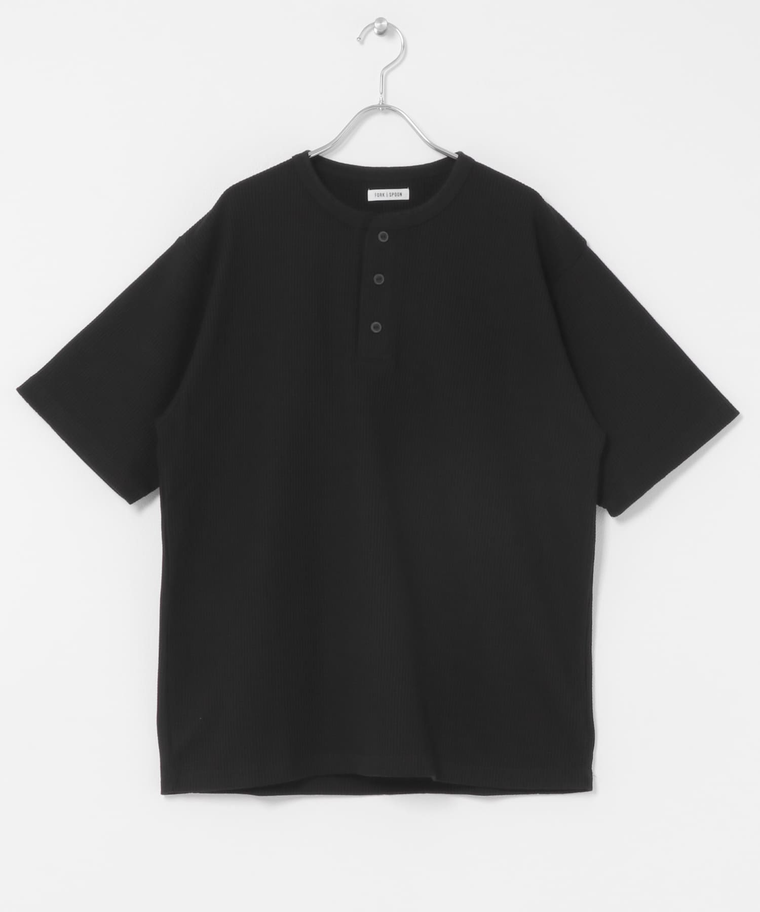 FORK&SPOON　ワッフルヘンリーTシャツ