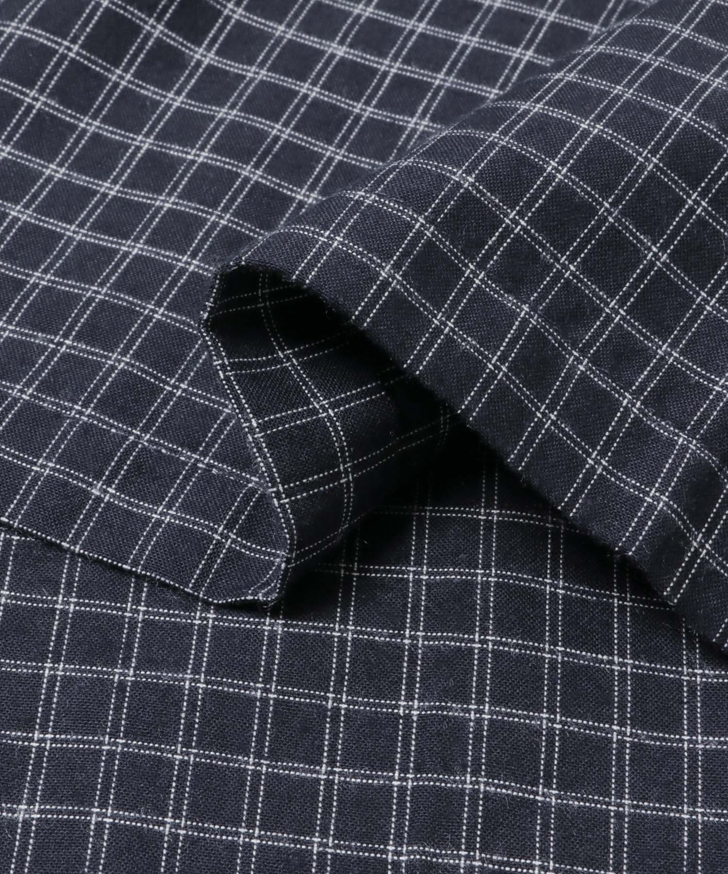 FORK&SPOON　Wポケットショートスリーブシャツ NAVY CHECK 4