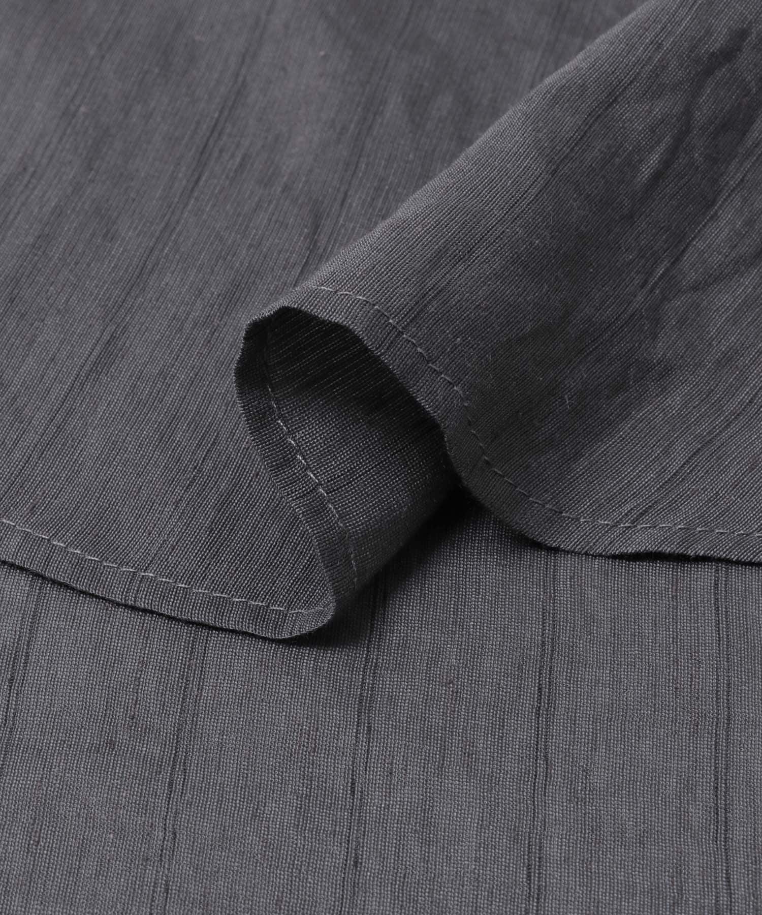 FORK&SPOON　シアーストライプシャツ CHARCOAL 4