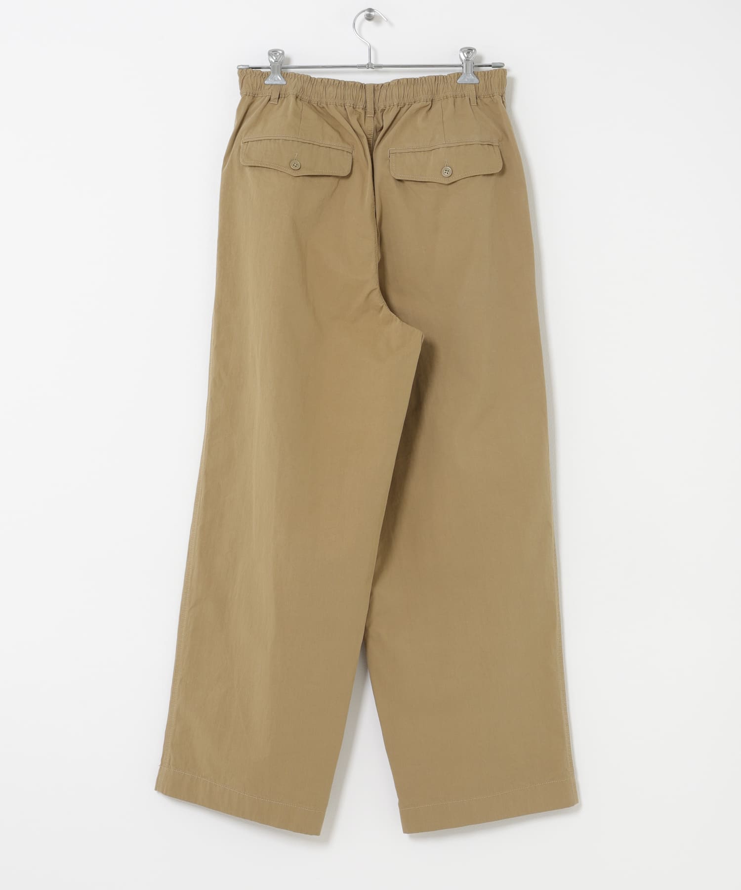 FORK&SPOON 　クリンクルワイドパンツ BEIGE 4