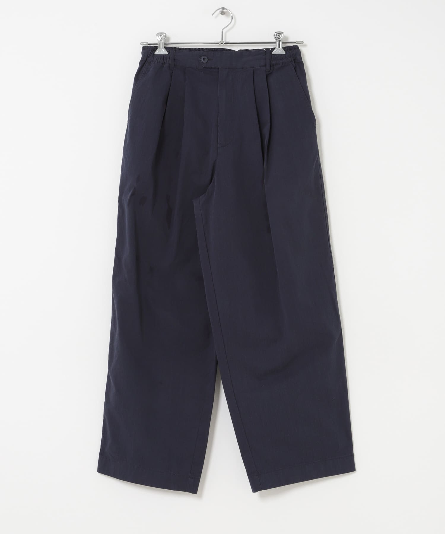 FORK&SPOON 　クリンクルワイドパンツ DARK NAVY 4