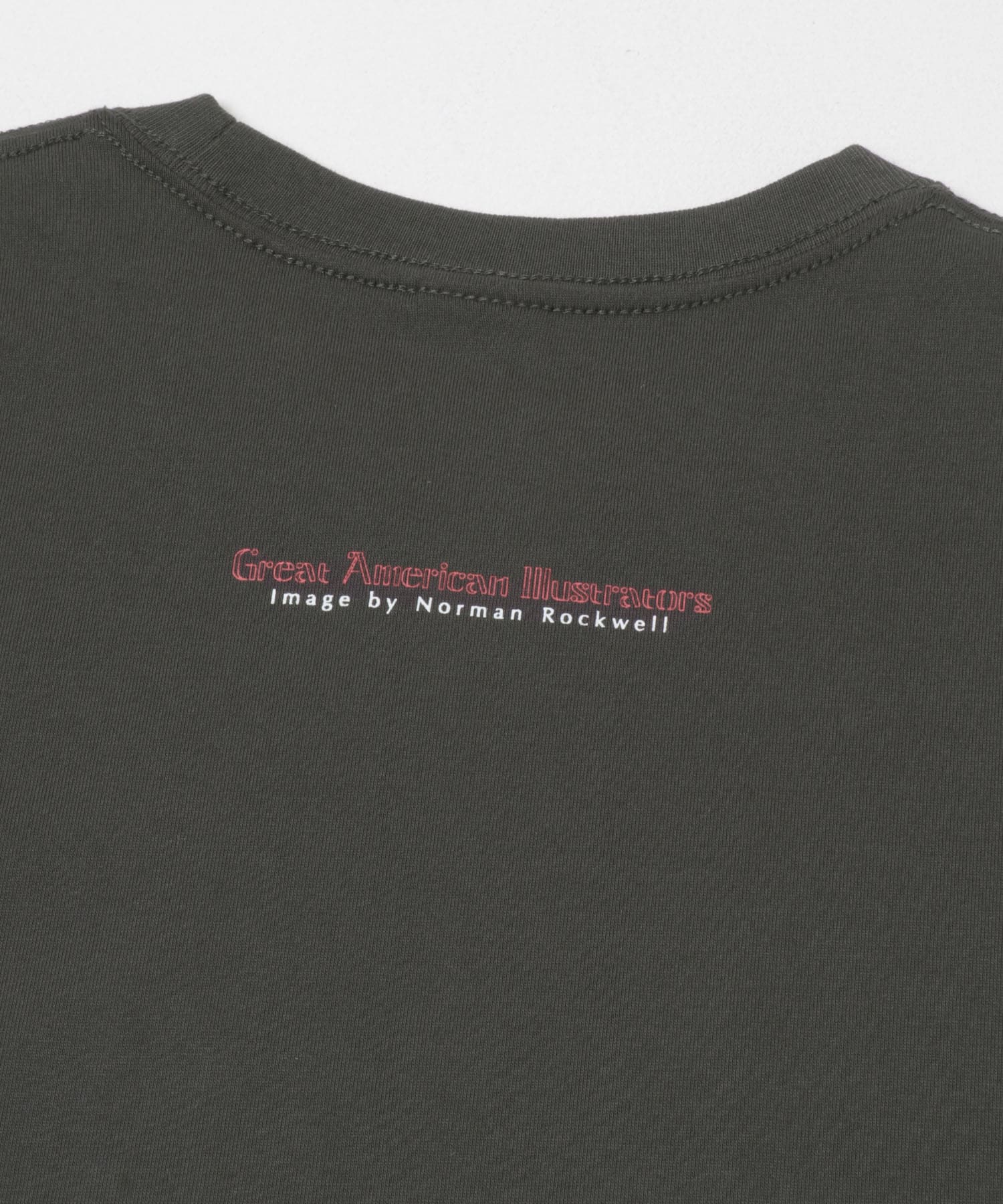 FORK&SPOON　Norman Rockwell Short-Sleeve T-shirts CHARCOAL 1