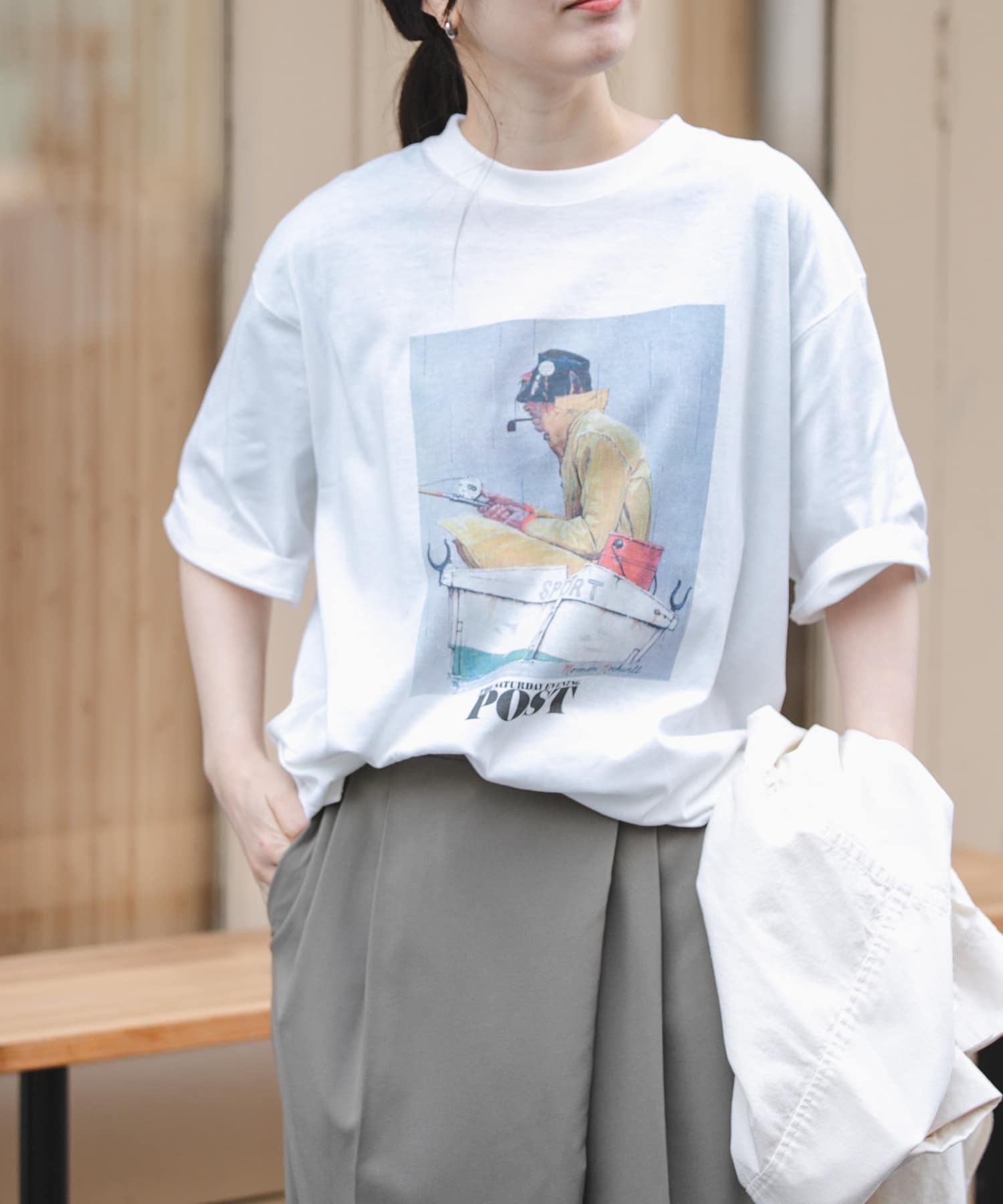 FORK&SPOON　Norman Rockwell Short-Sleeve T-shirts