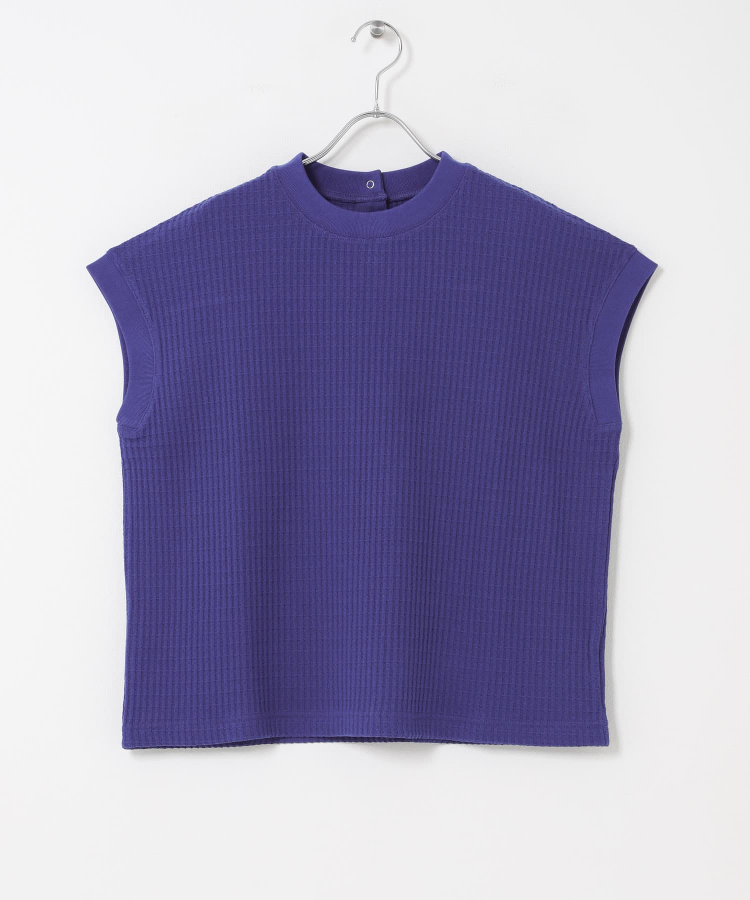 FORK&SPOON　ワッフルバックボタンプルオーバー BLUE 1
