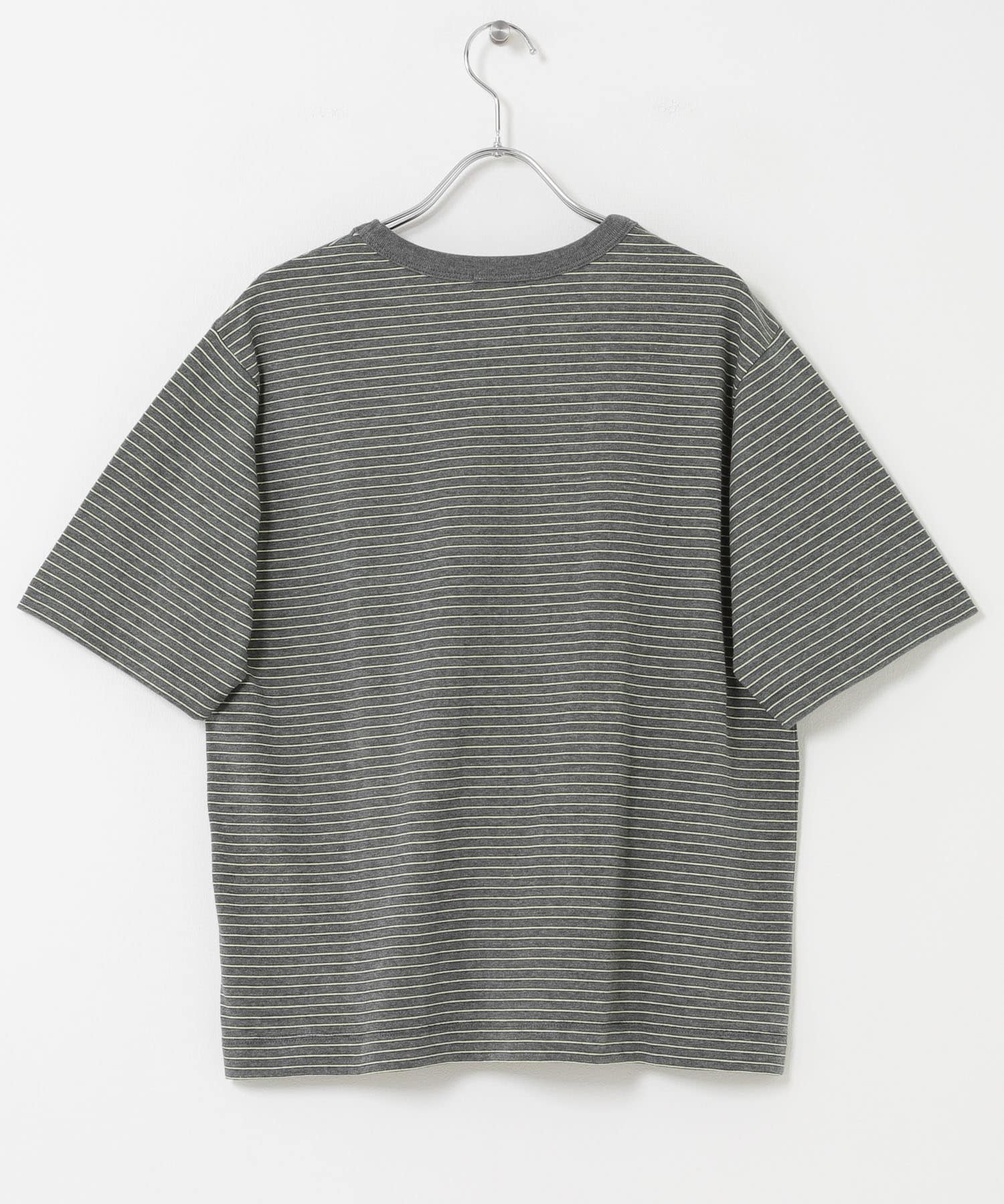 FORK&SPOON　ヴィンテージボーダーTシャツ GRAY 1