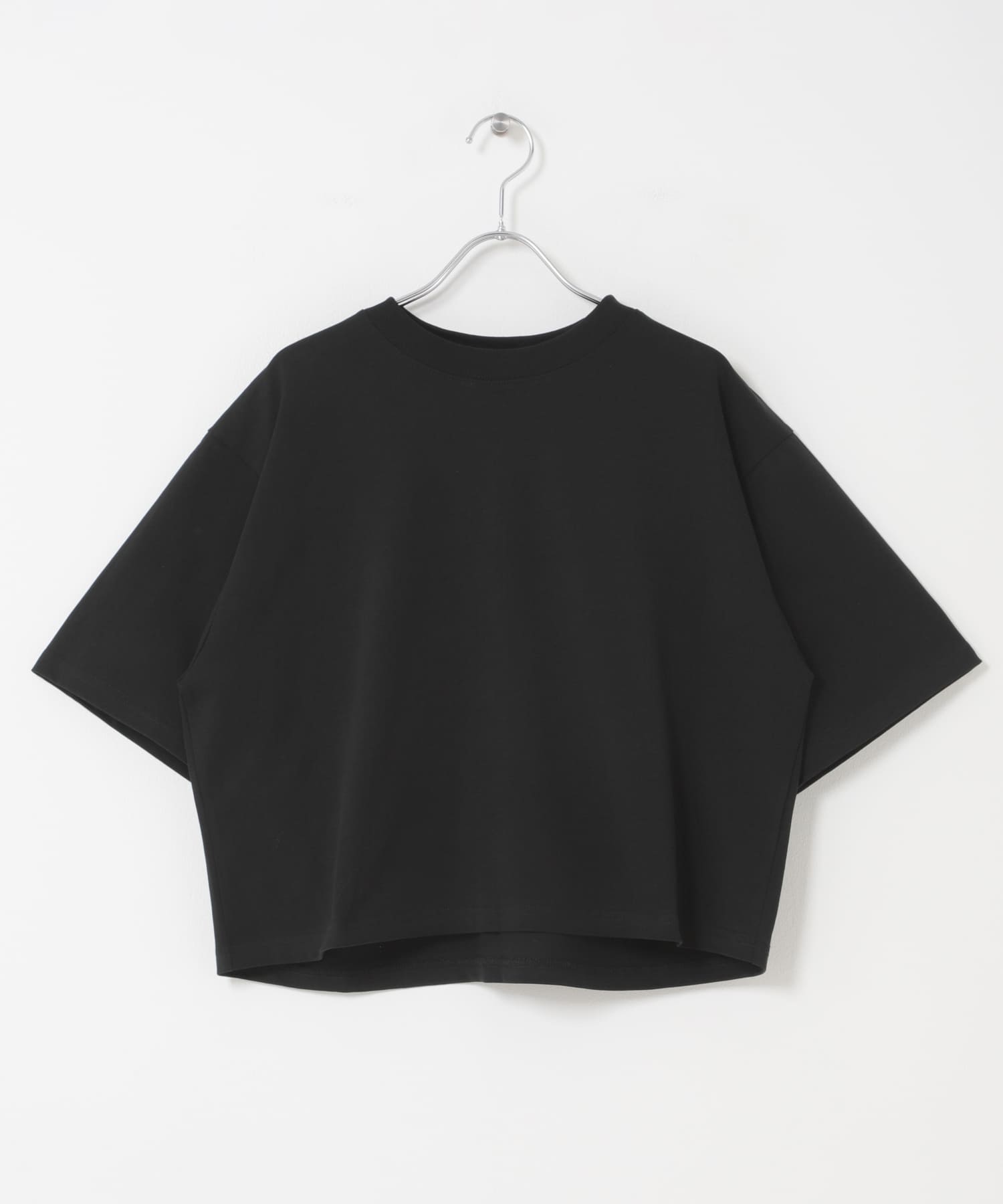 FORK&SPOON　ショルダータックTシャツ BLACK 1