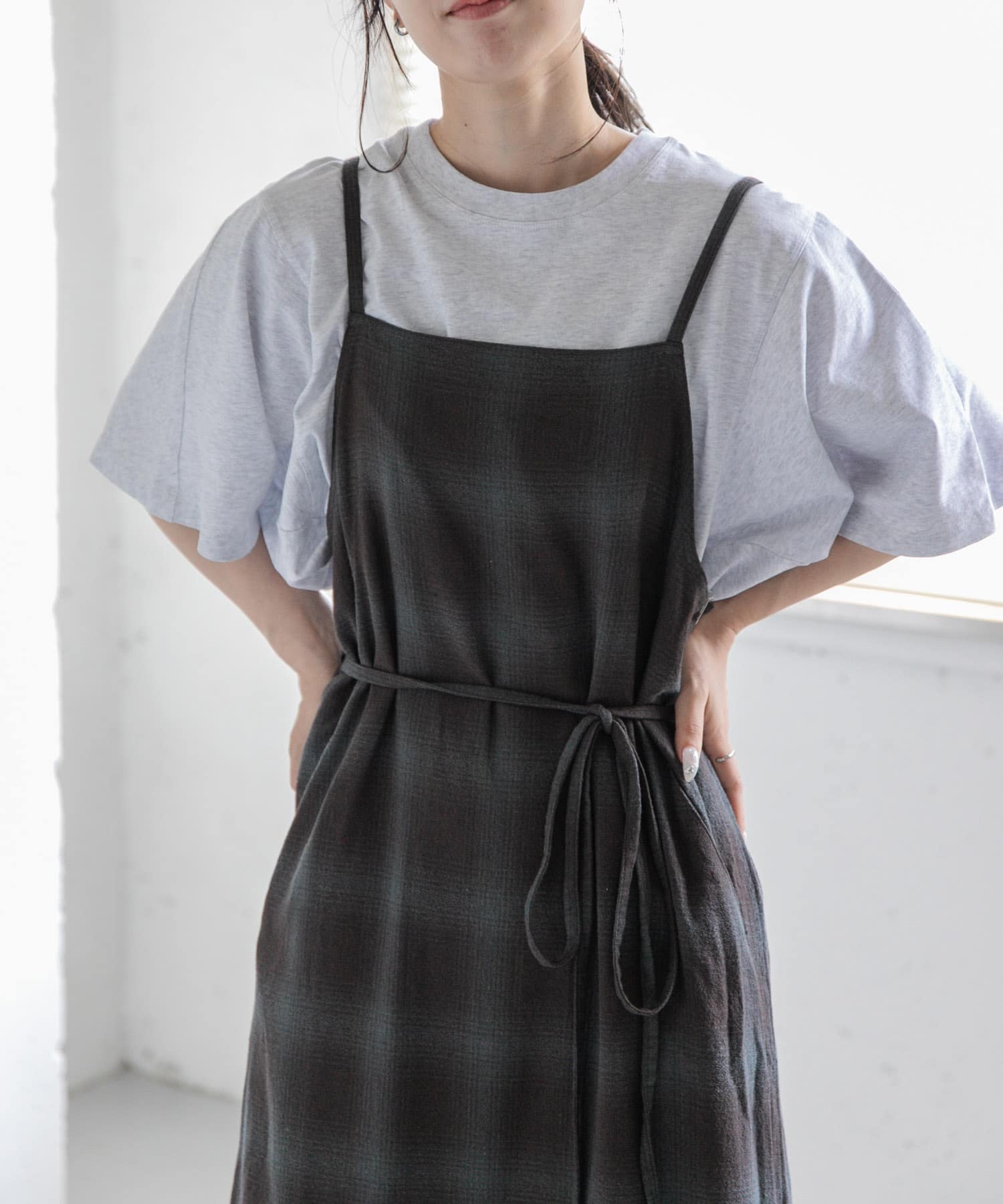 FORK&SPOON　ソリッドスリーブTシャツ