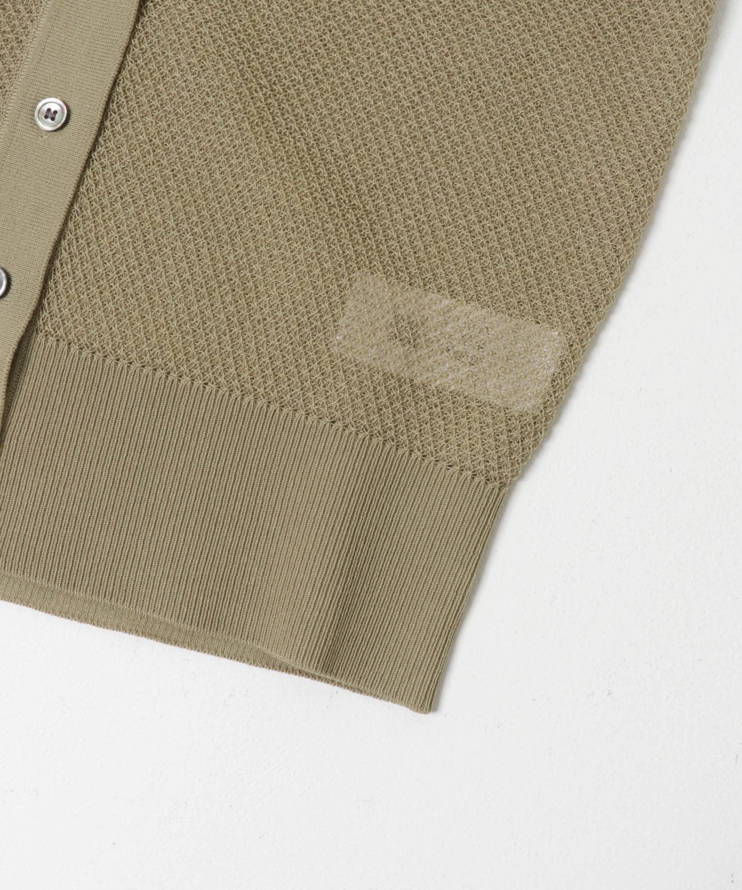 FORK&SPOON　フロントボタンニットベスト BEIGE 1