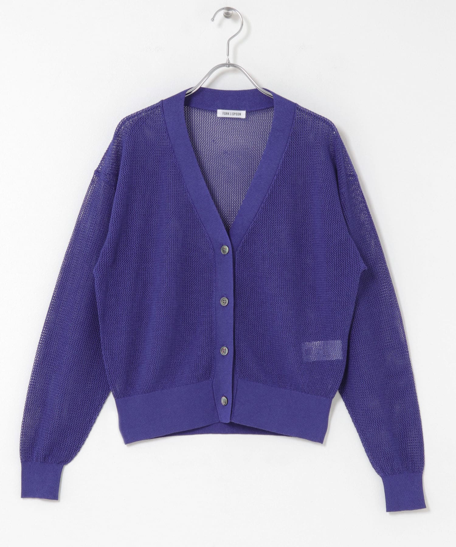 FORK&SPOON　ペーパーニットカーディガン