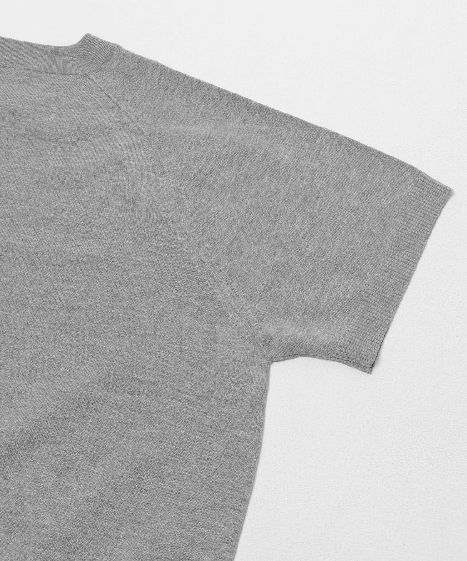 FORK&SPOON　ラグランスリーブニットTシャツ GRAY 1