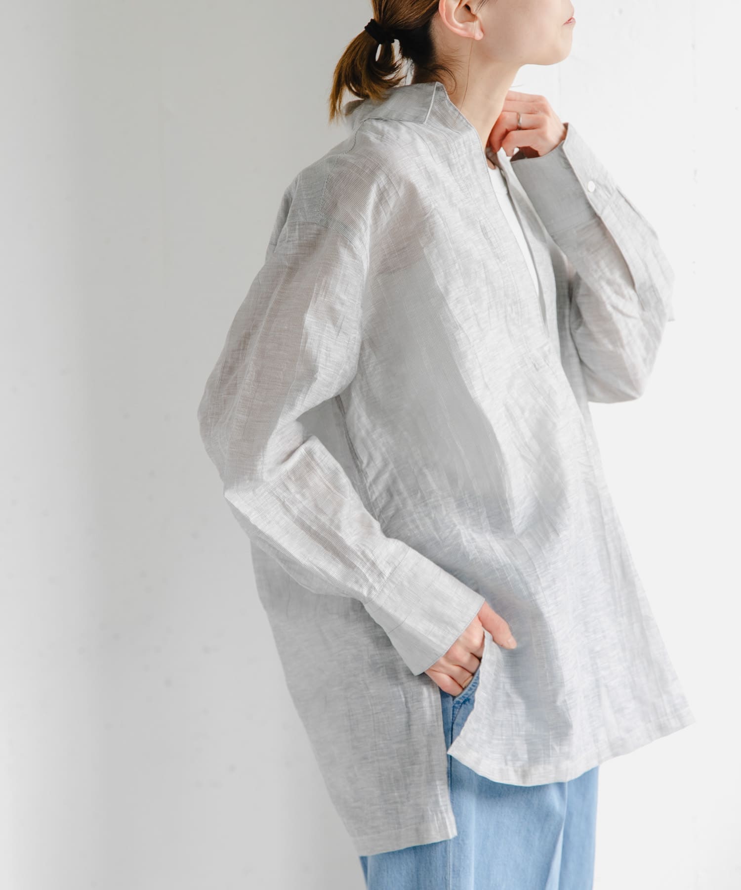 FORK&SPOON　シアースキッパーシャツ