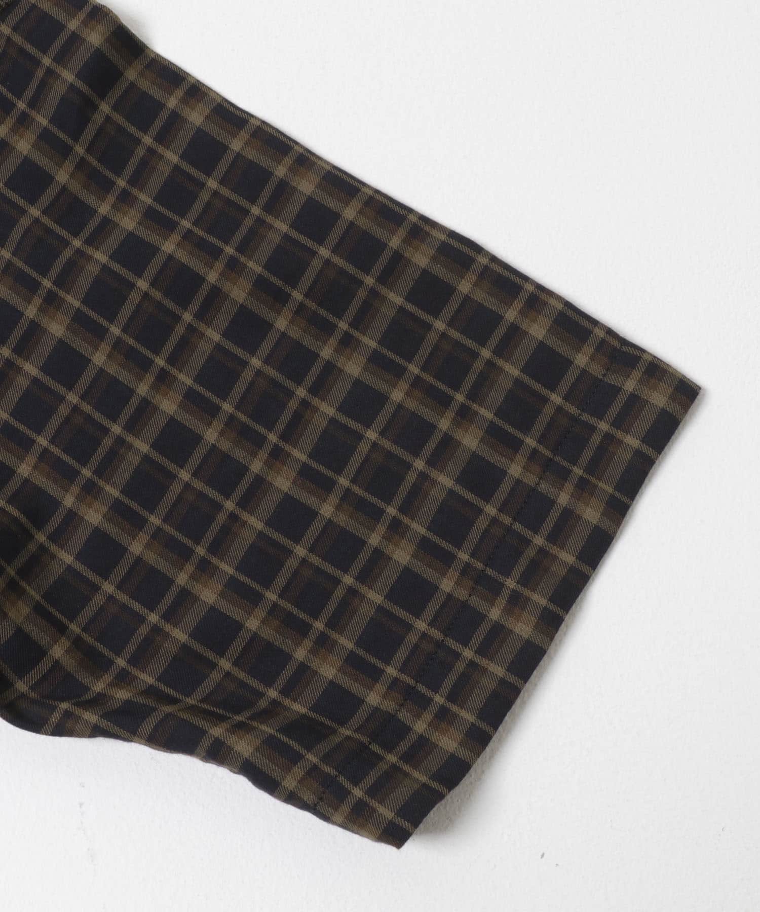 FORK&SPOON　コットンレーヨンチェックシャツ CCLｘBRN 1