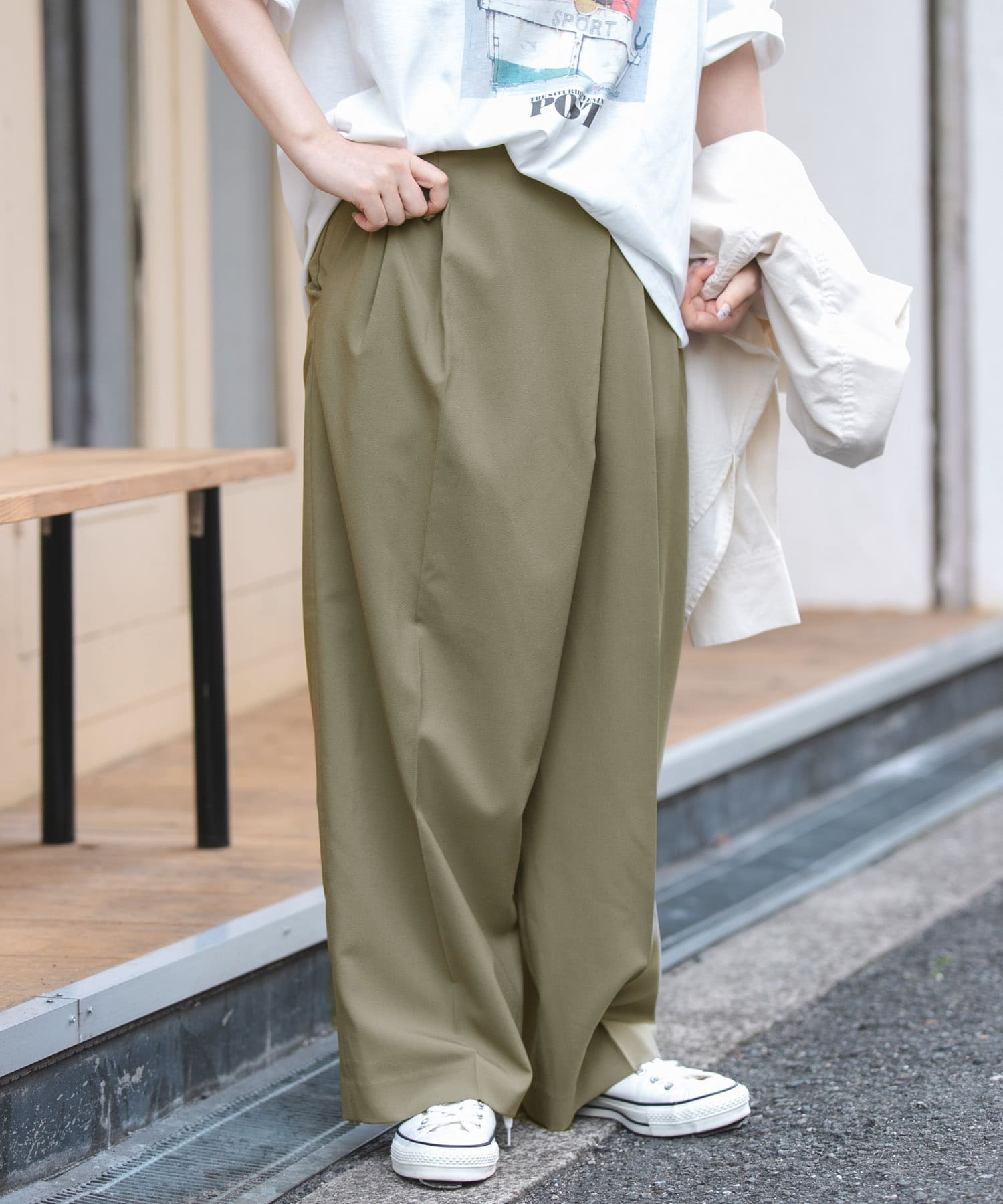 身長：161cm サイズ：2