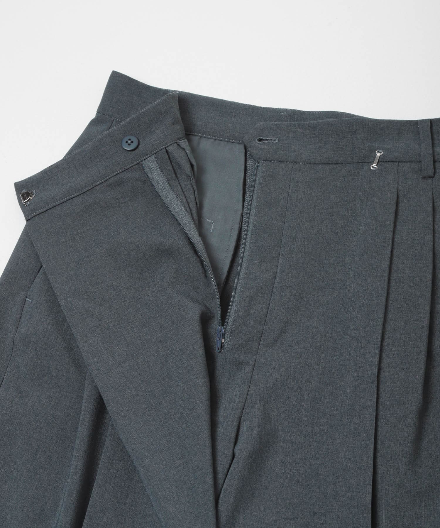 FORK&SPOON　フロントラップパンツ GRAY 1