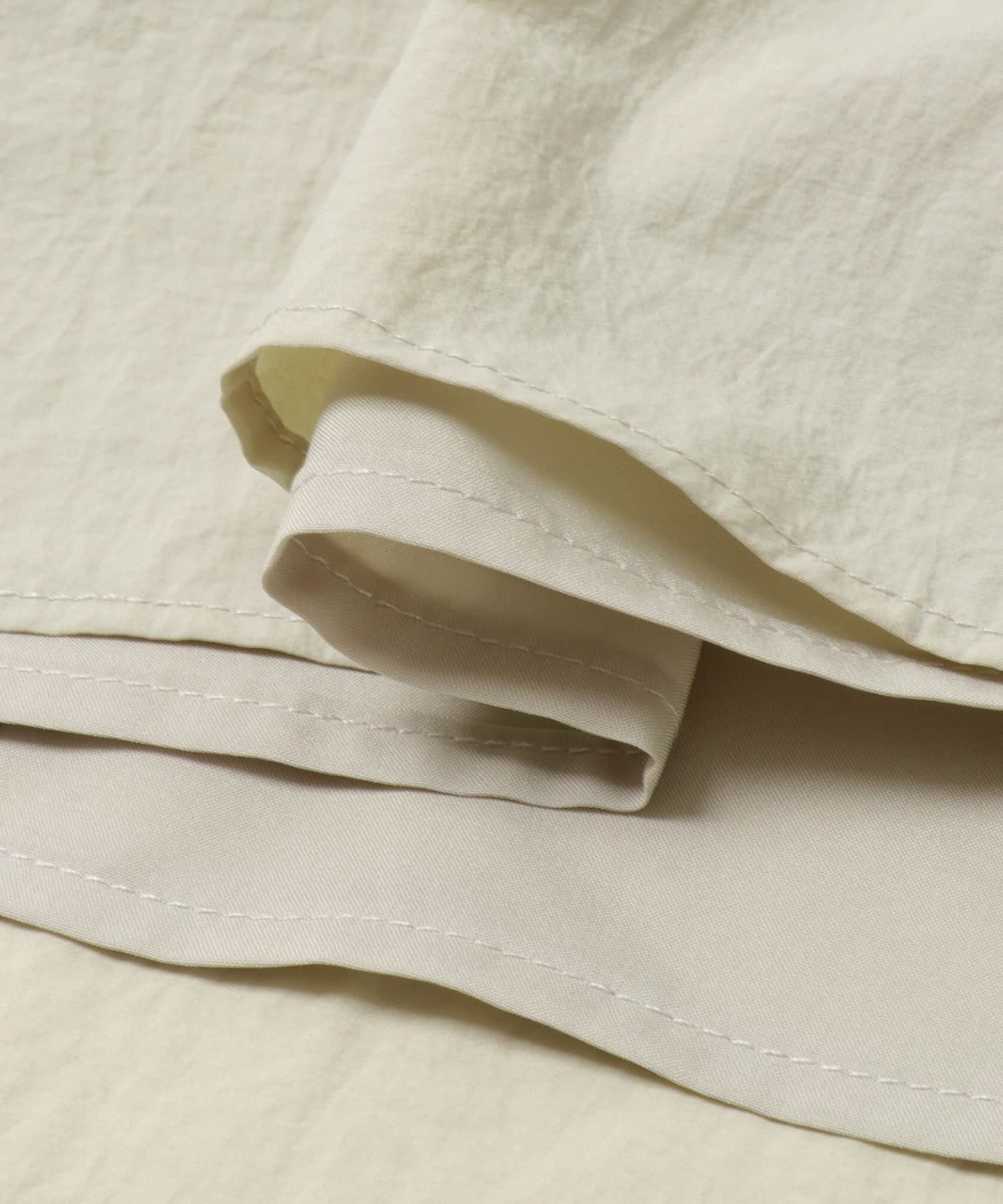 FORK&SPOON　ナイロンギャザースカート LIGHTBEIGE 1