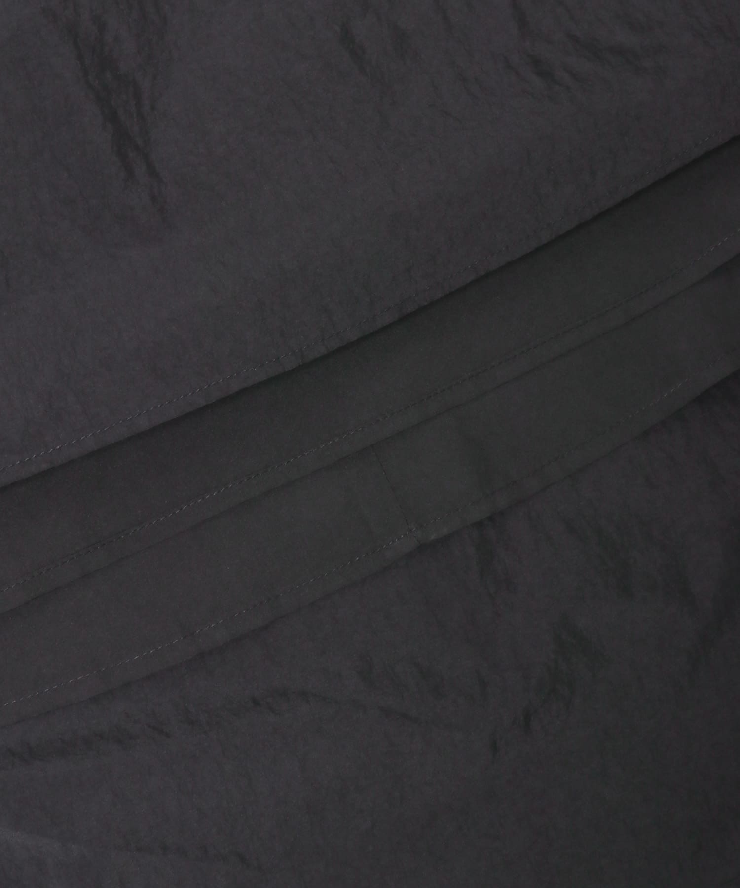 FORK&SPOON　ナイロンギャザースカート BLACK 1