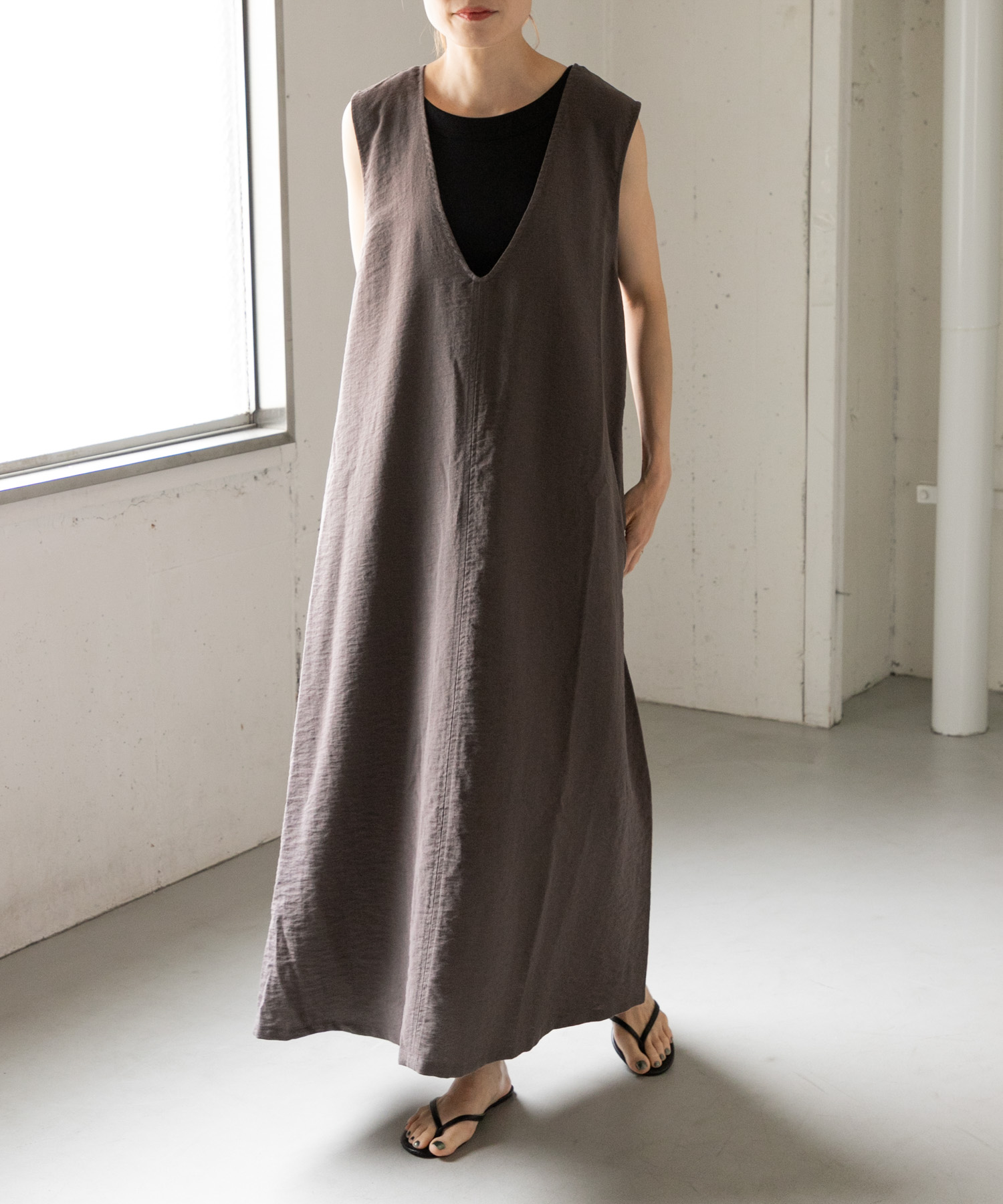 FORK&SPOON テントラインワンピース(1 BLACK): ワンピース｜URBAN