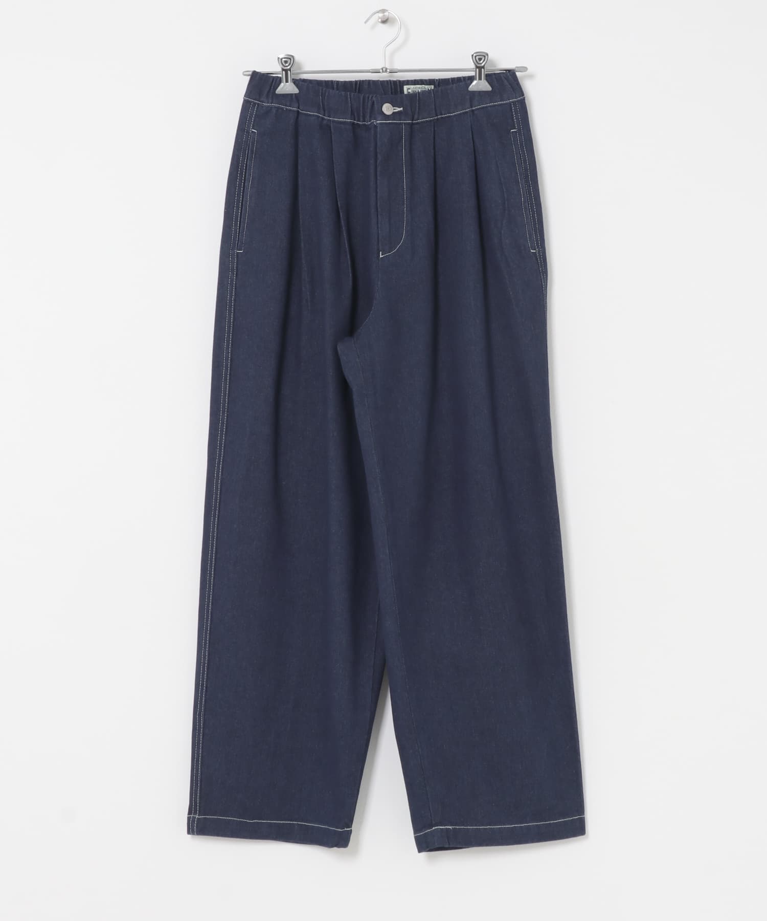 FORK&SPOON　TCデニムイージーパンツ BLUE 4