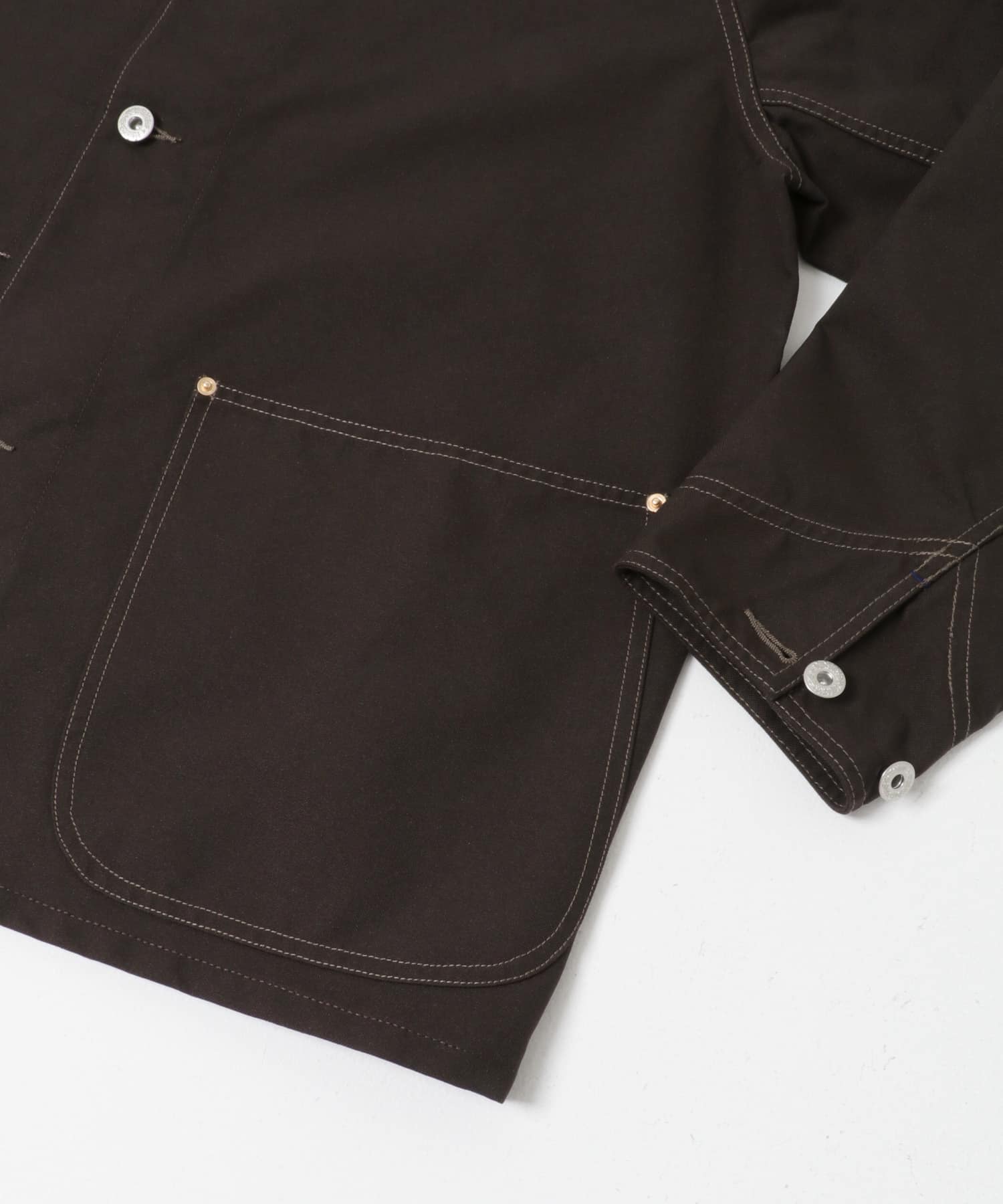 FORK&SPOON　PEダックカバーオール BROWN 4