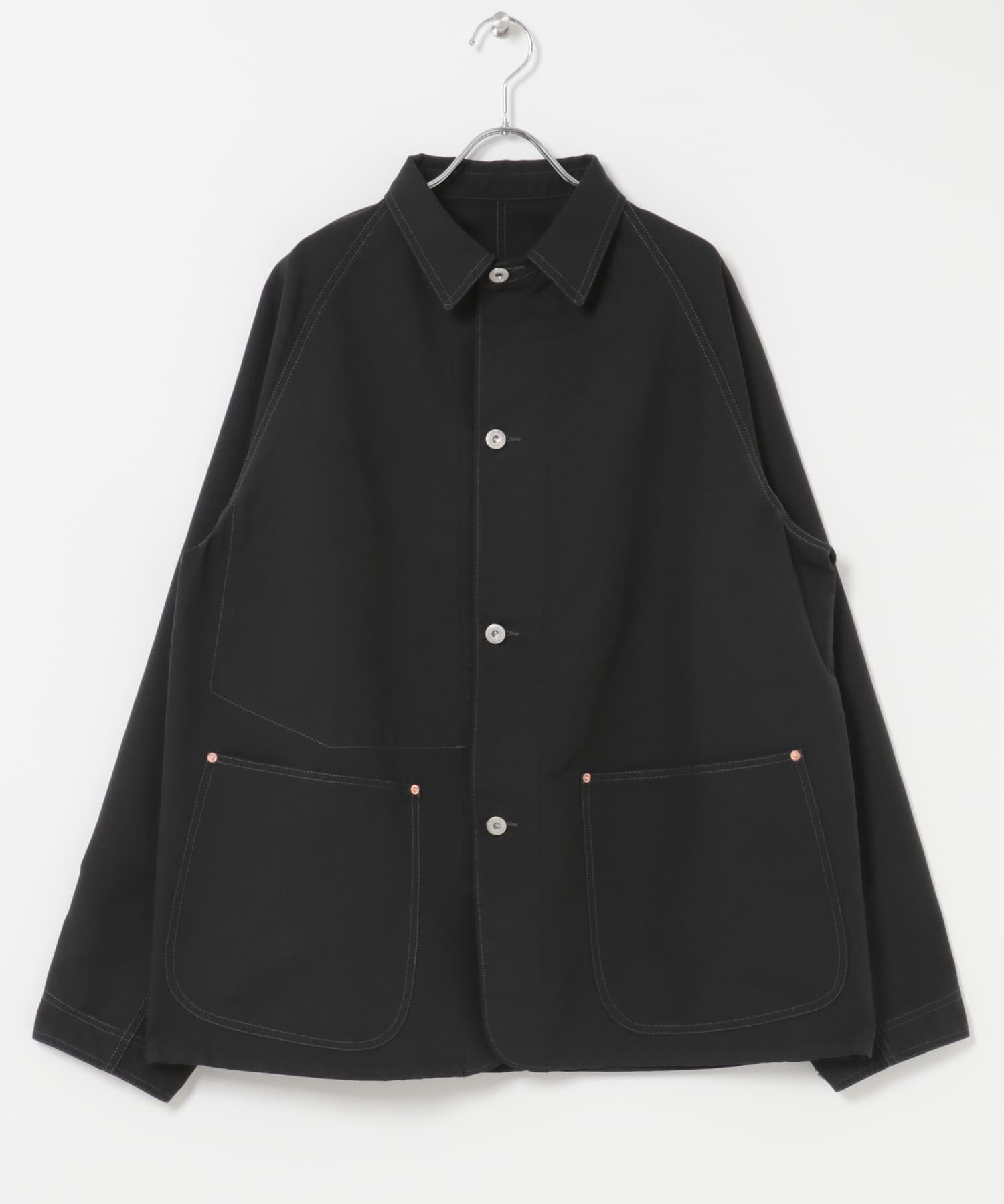 FORK&SPOON　PEダックカバーオール INK BLACK 4