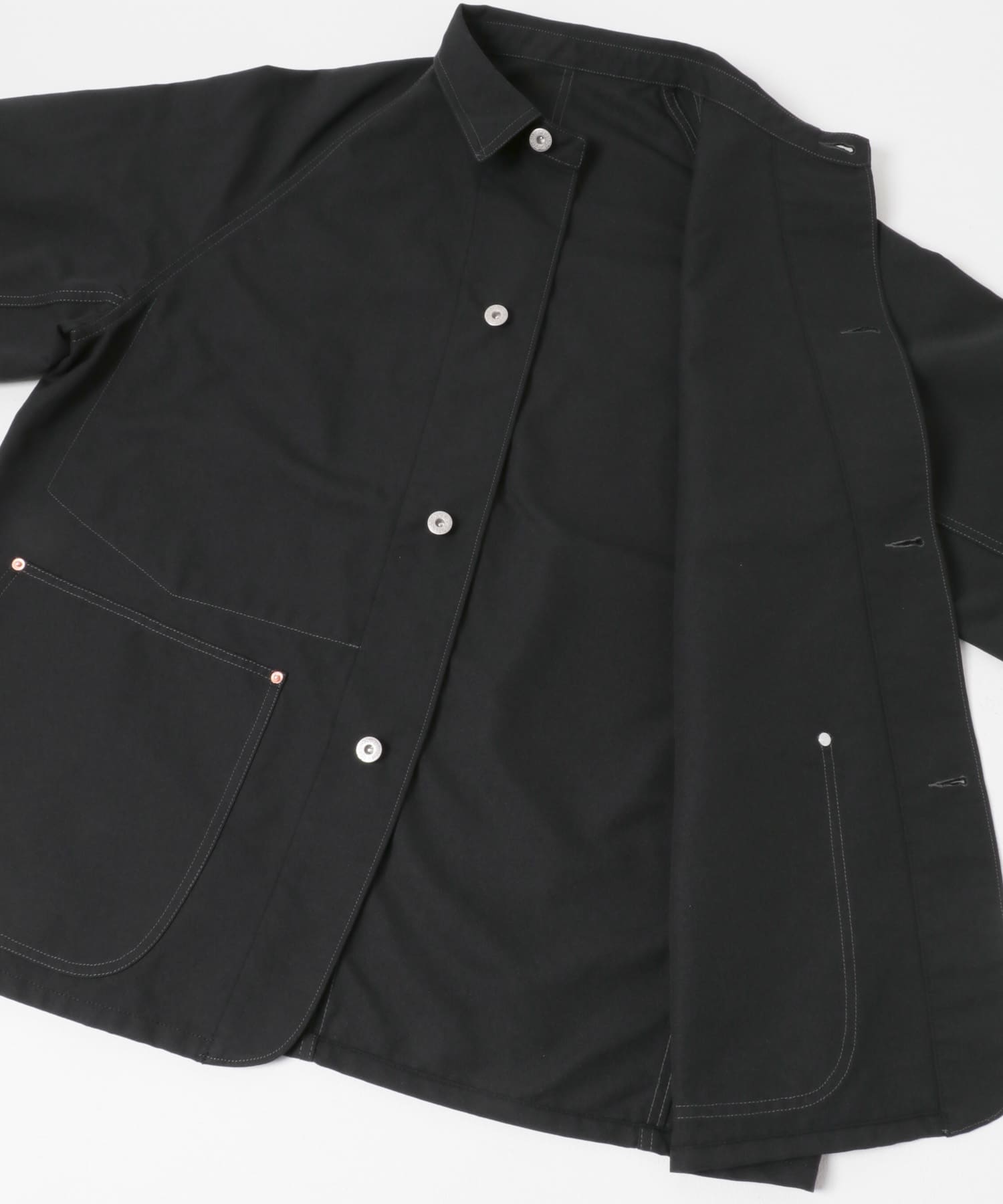 FORK&SPOON　PEダックカバーオール INK BLACK 4