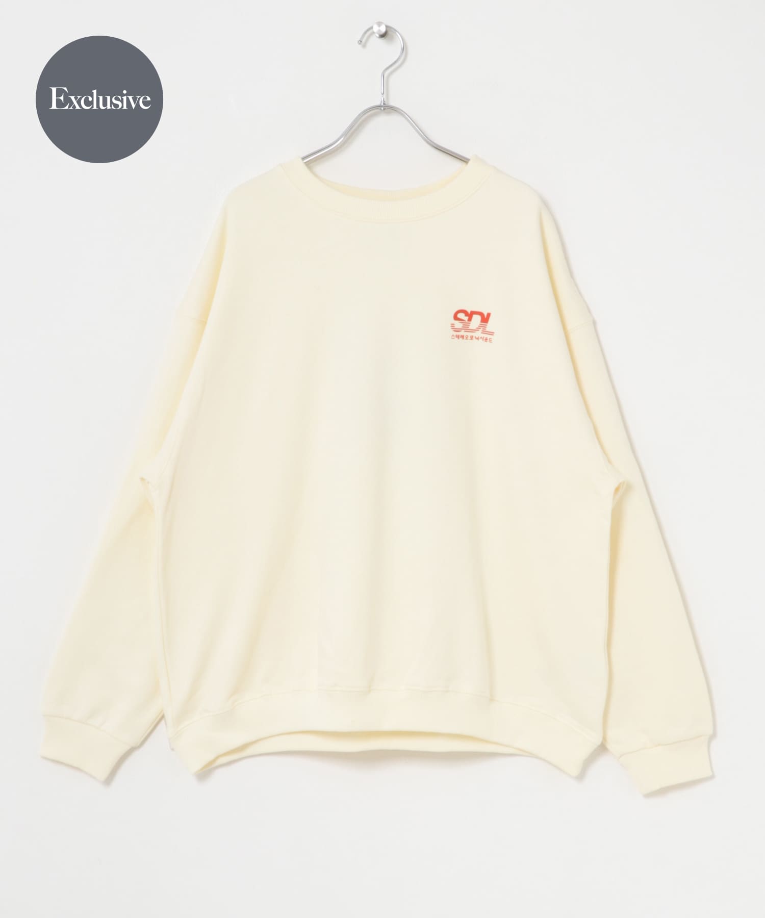 『別注』FORK&SPOON×SPS　ロゴプリントスウェット