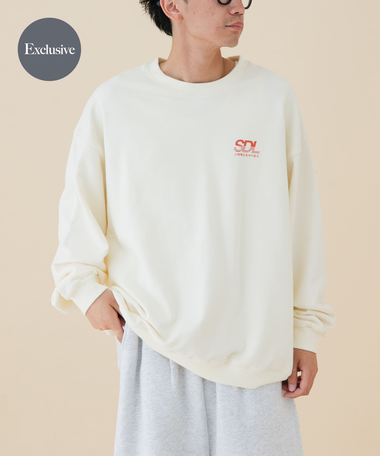 『別注』FORK&SPOON×SPS　ロゴプリントスウェット