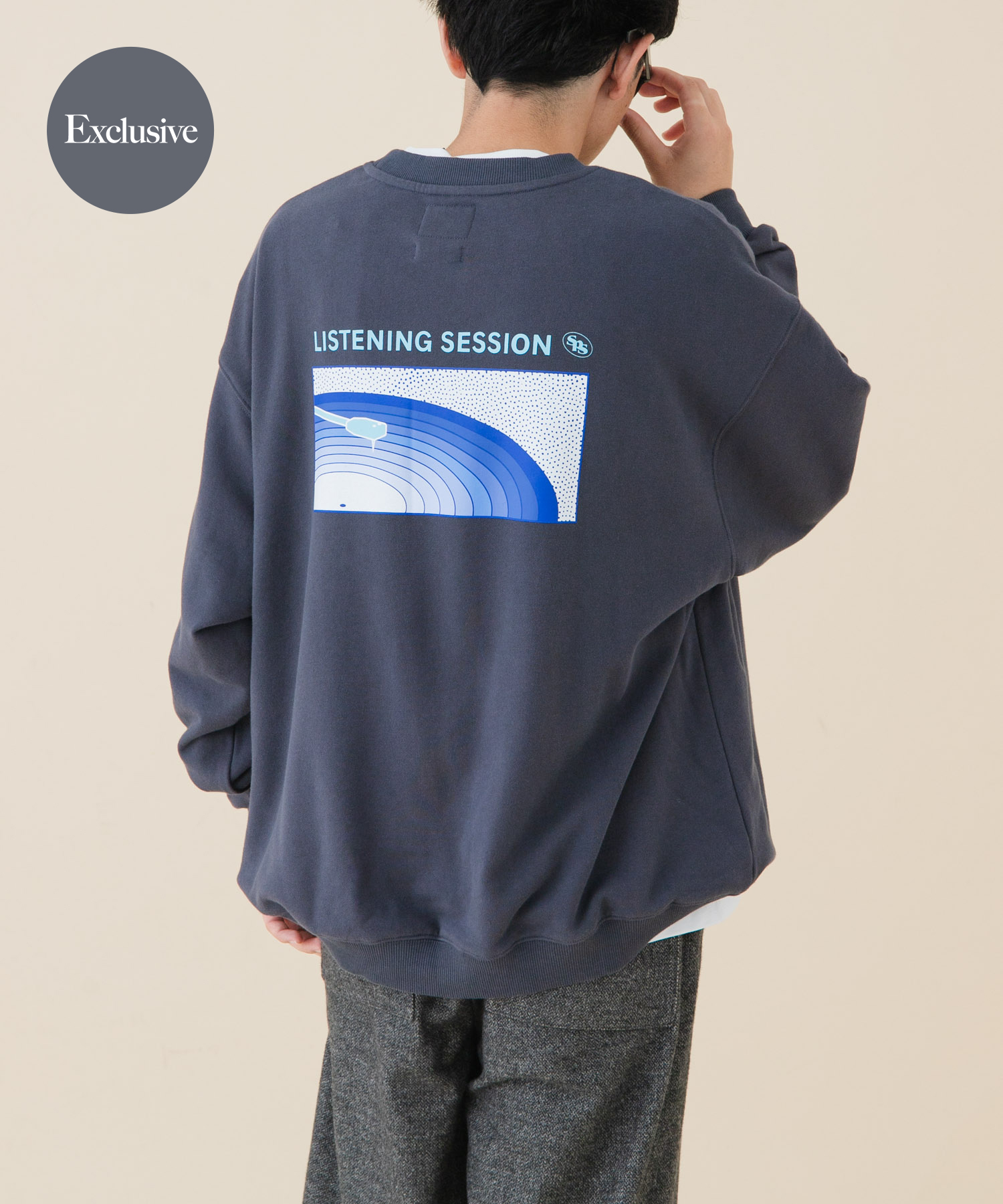 『別注』FORK&SPOON×SPS　BPスウェット vinyl