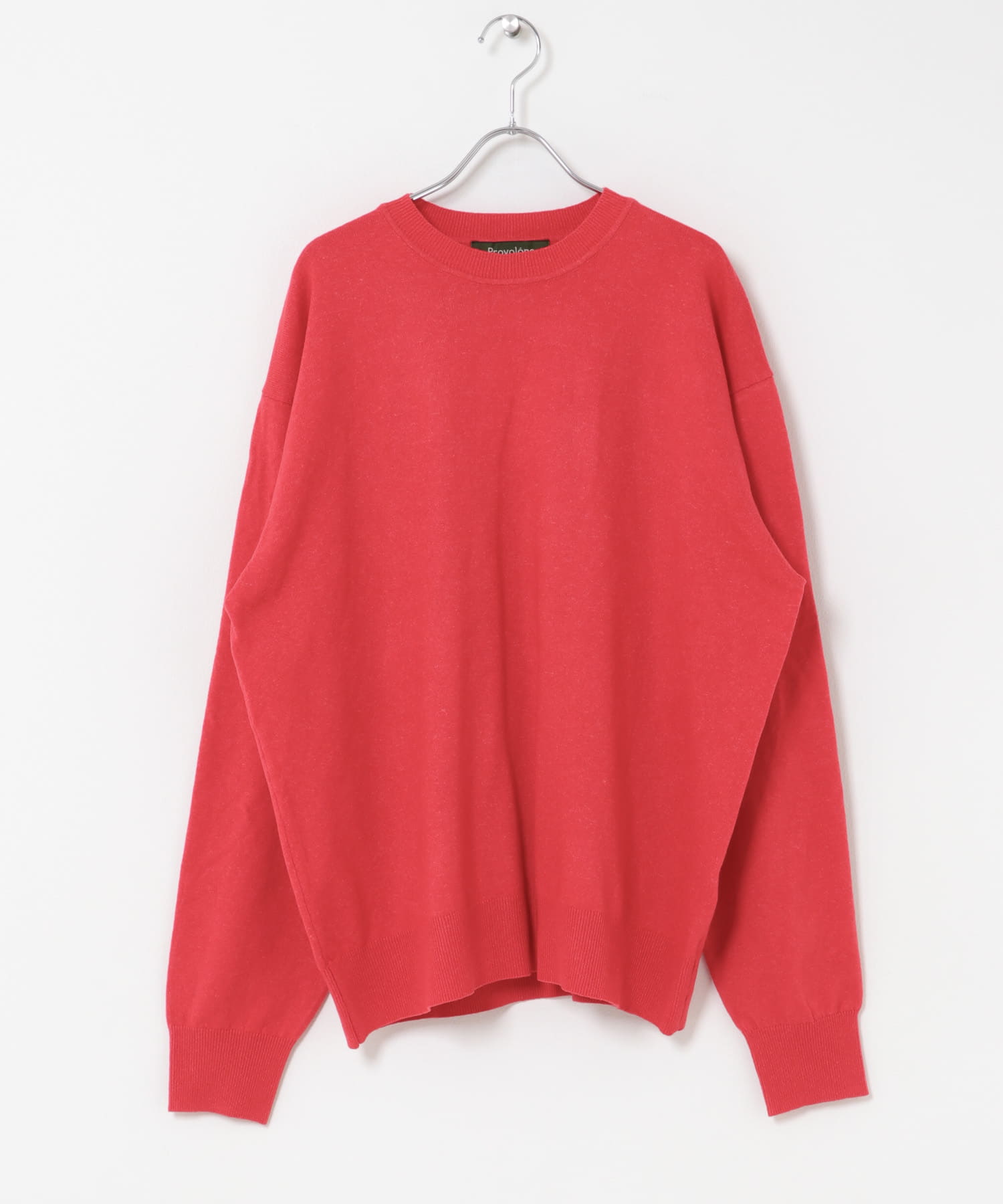 FORK&SPOON　PROVORONE クルーネックニット RED 4