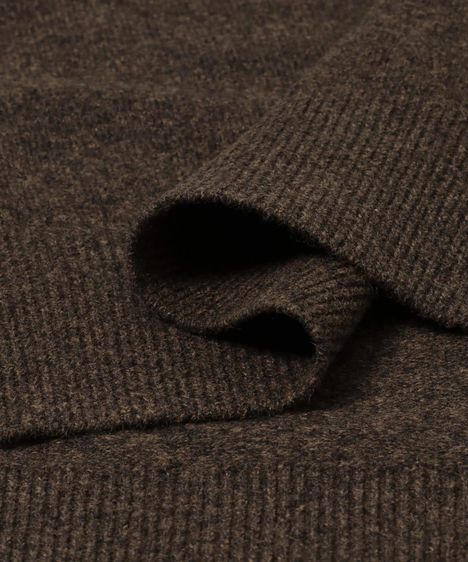 FORK&SPOON　PROVORONE ニットポロプルオーバー BROWN 4