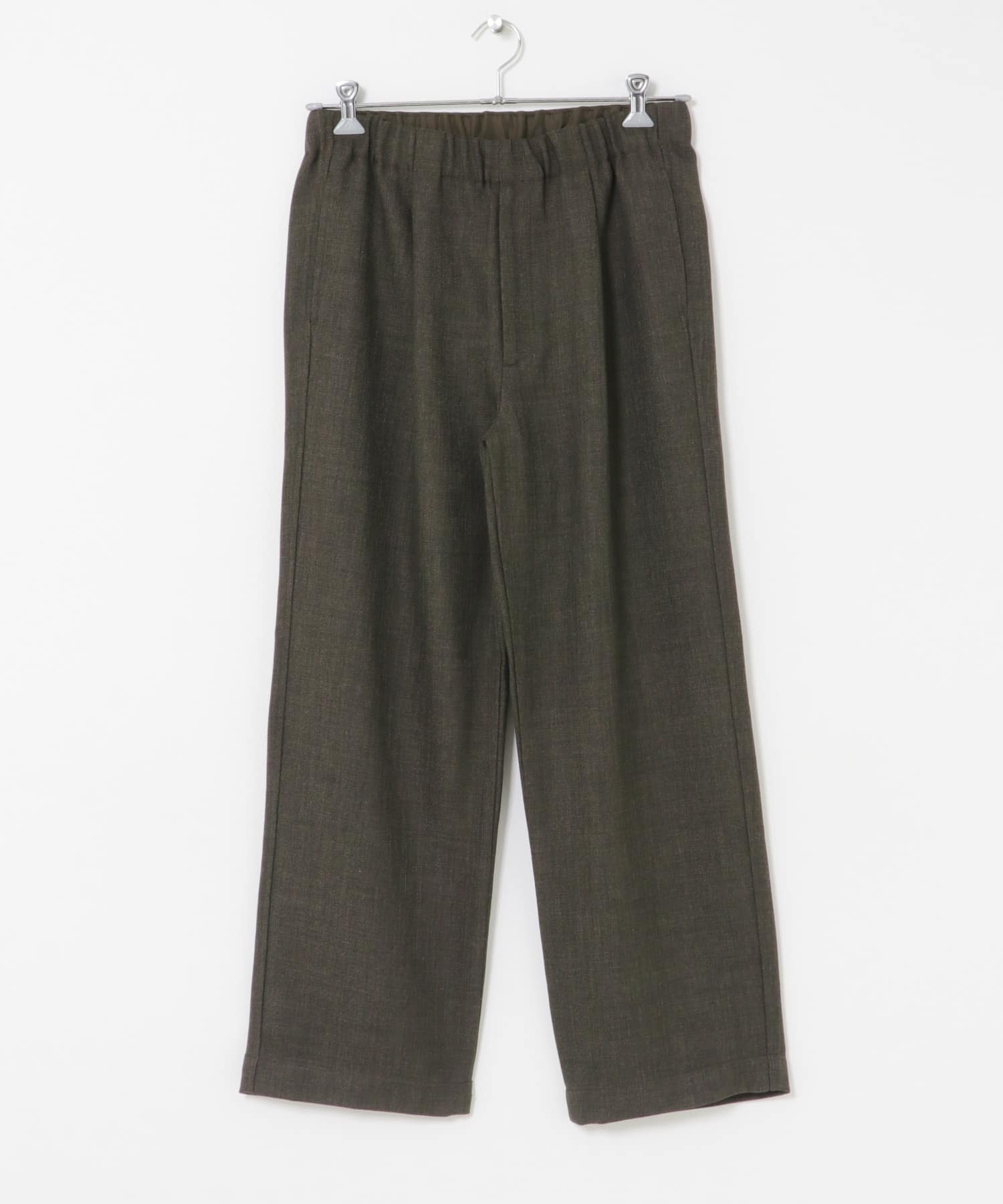 FORK&SPOON　ウールライクツイルイージーパンツ TOPKHAKI 4