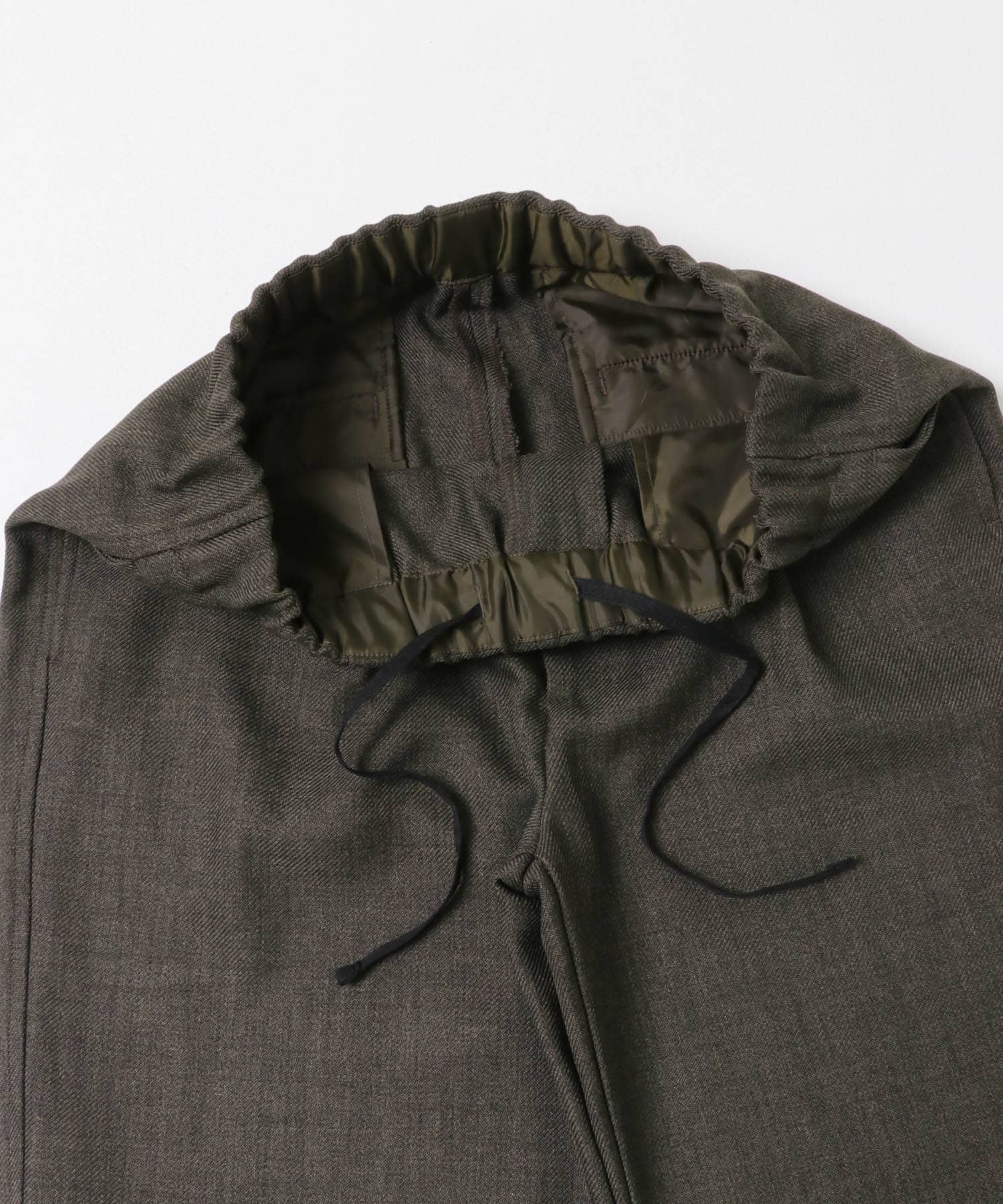 FORK&SPOON　ウールライクツイルイージーパンツ TOPKHAKI 4