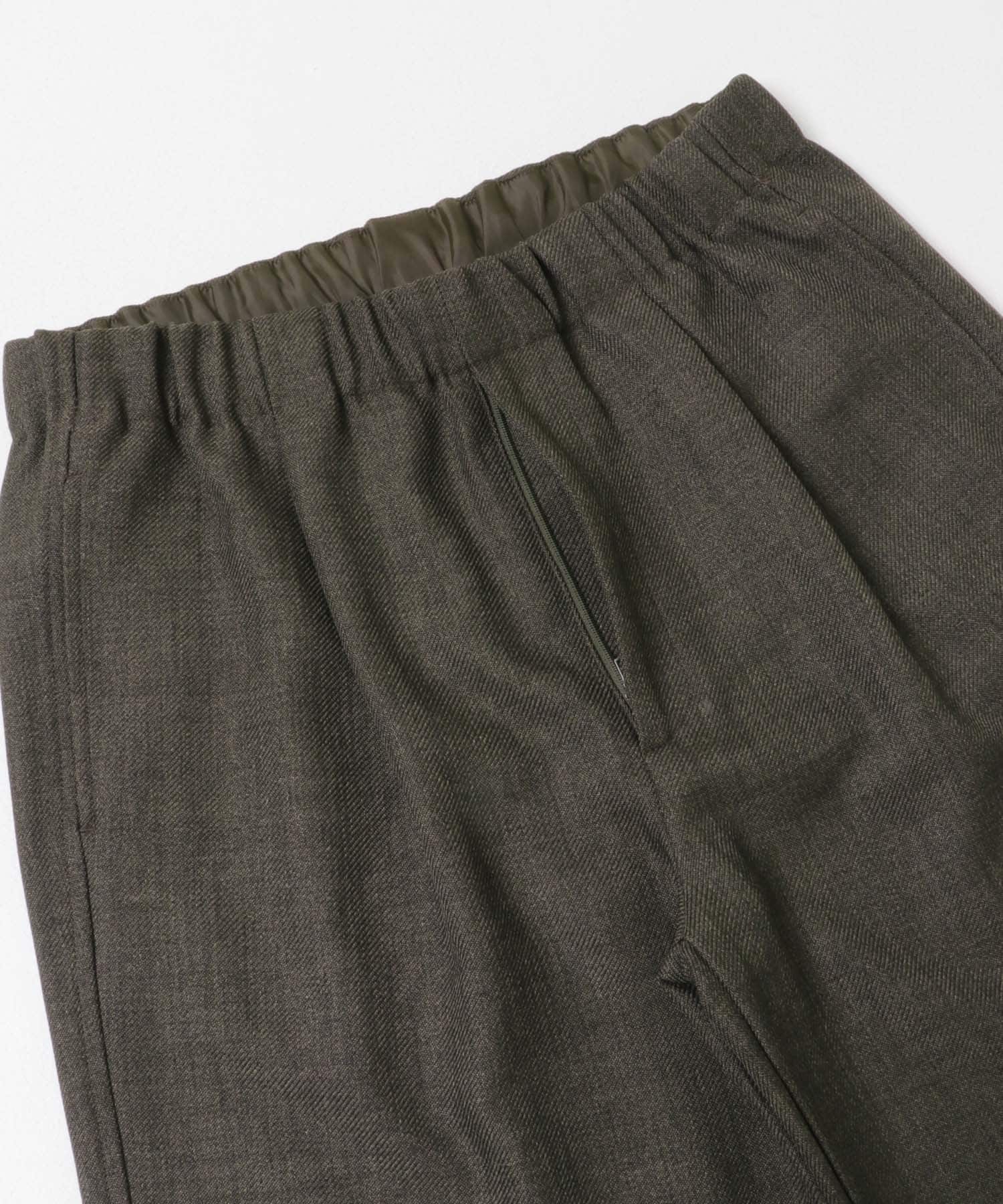 FORK&SPOON　ウールライクツイルイージーパンツ TOPKHAKI 4