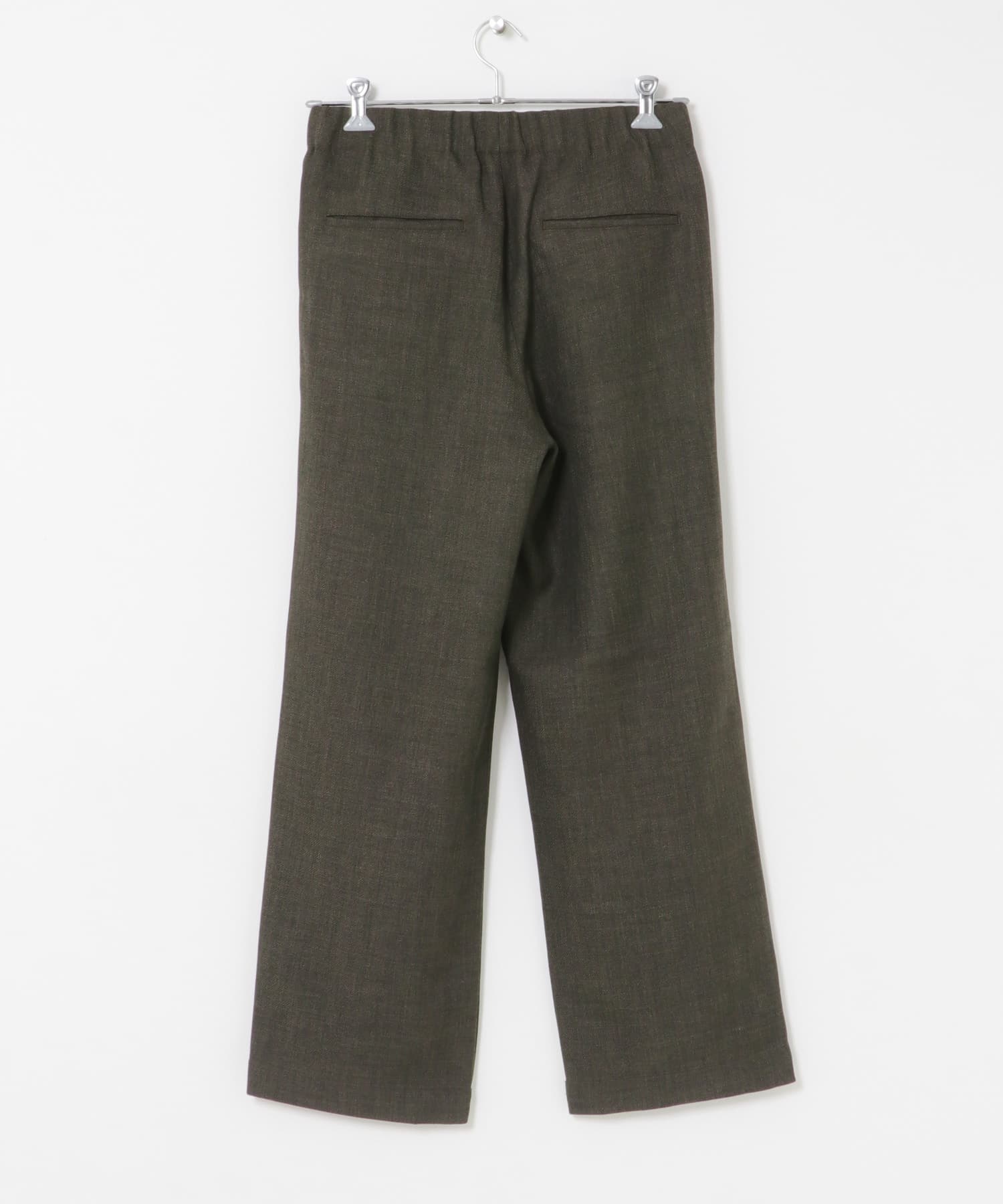 FORK&SPOON　ウールライクツイルイージーパンツ TOPKHAKI 4