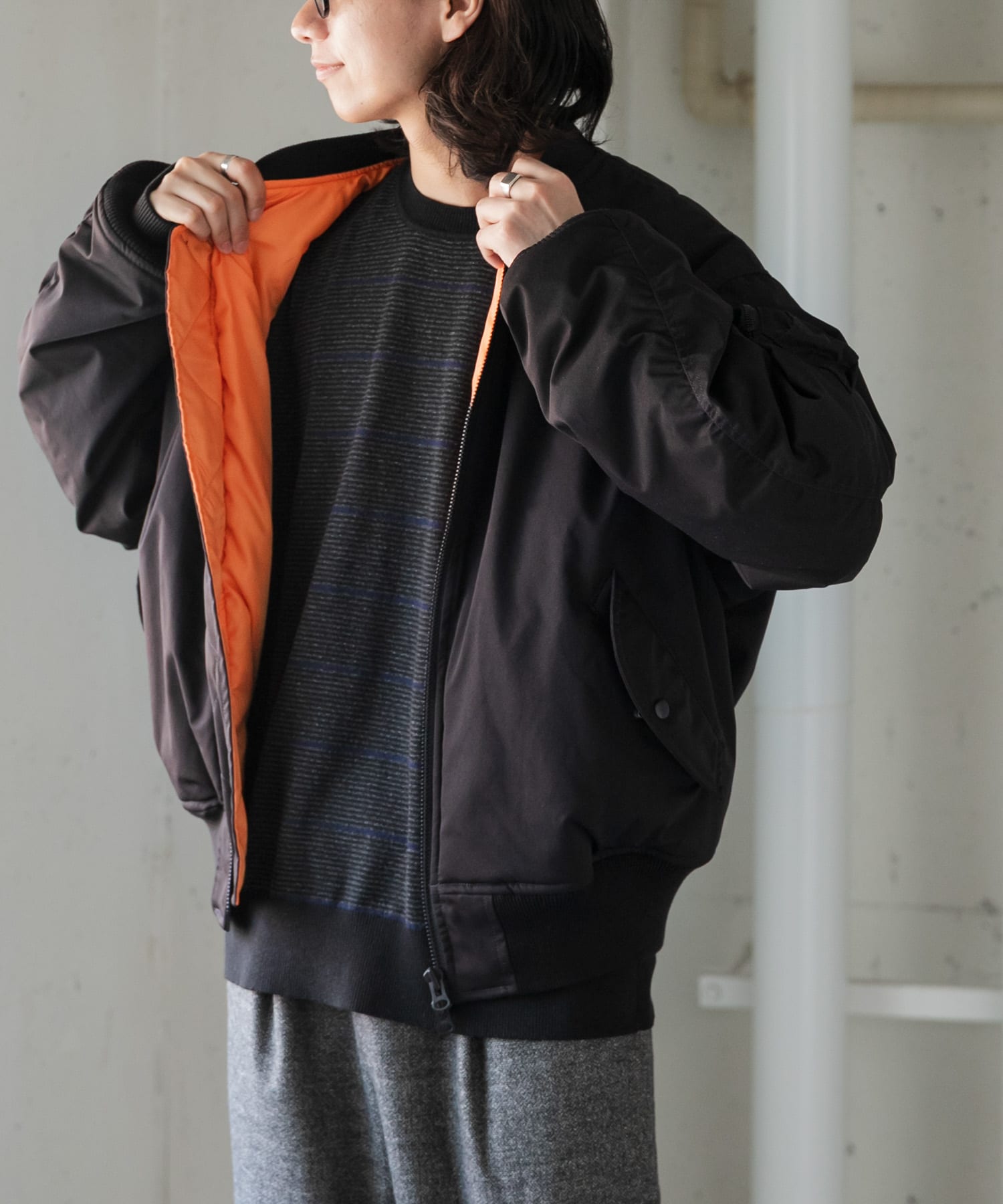 FORK&SPOON　SORONA MA-1ブルゾン