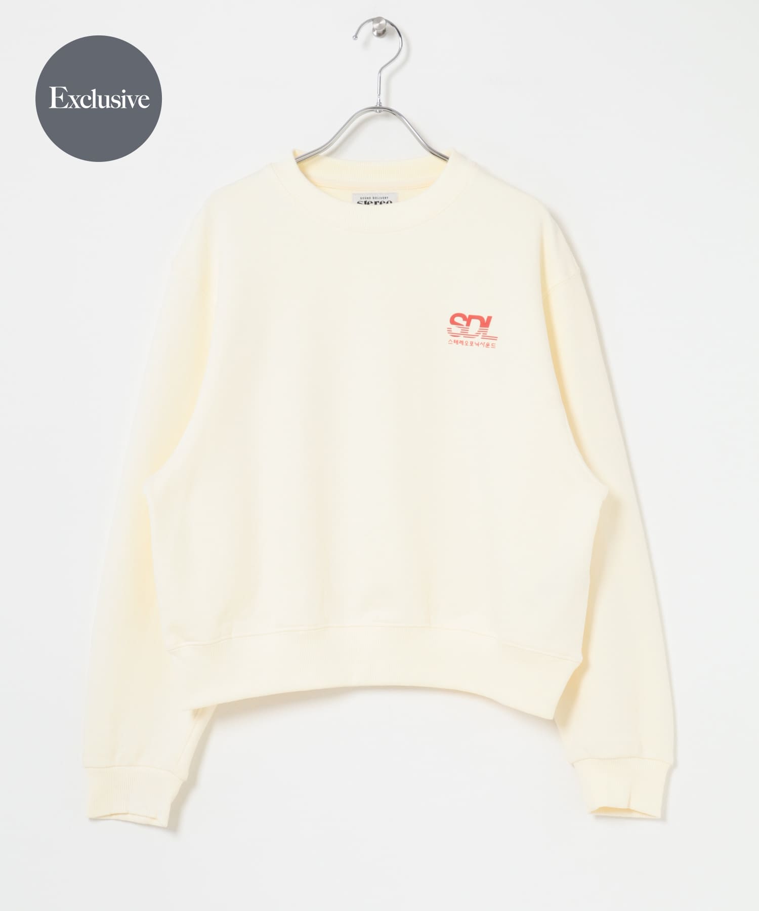 『別注』FORK&SPOON×SPS　ロゴプリントスウェット