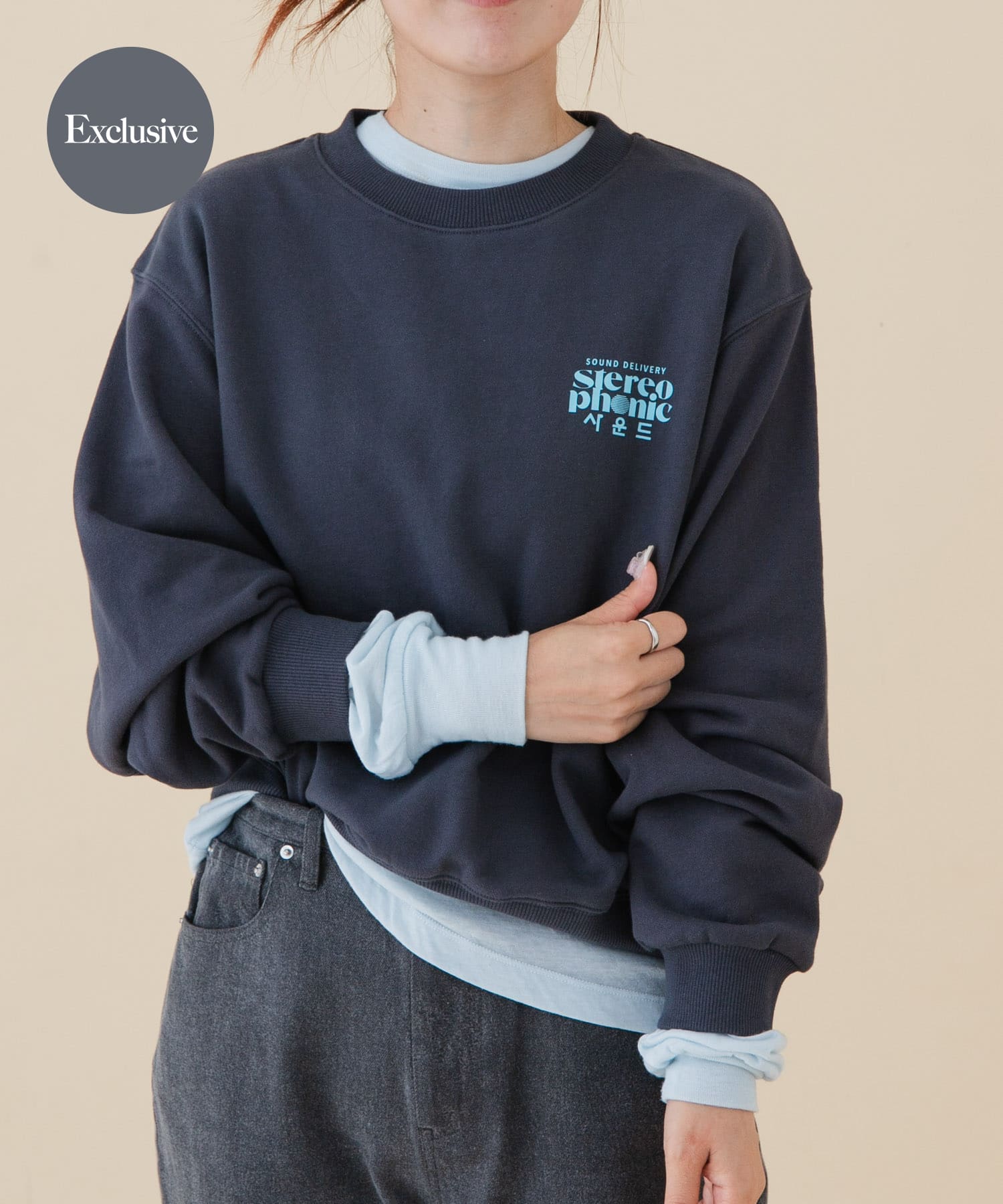 『別注』FORK&SPOON×SPS　BPスウェット vinyl