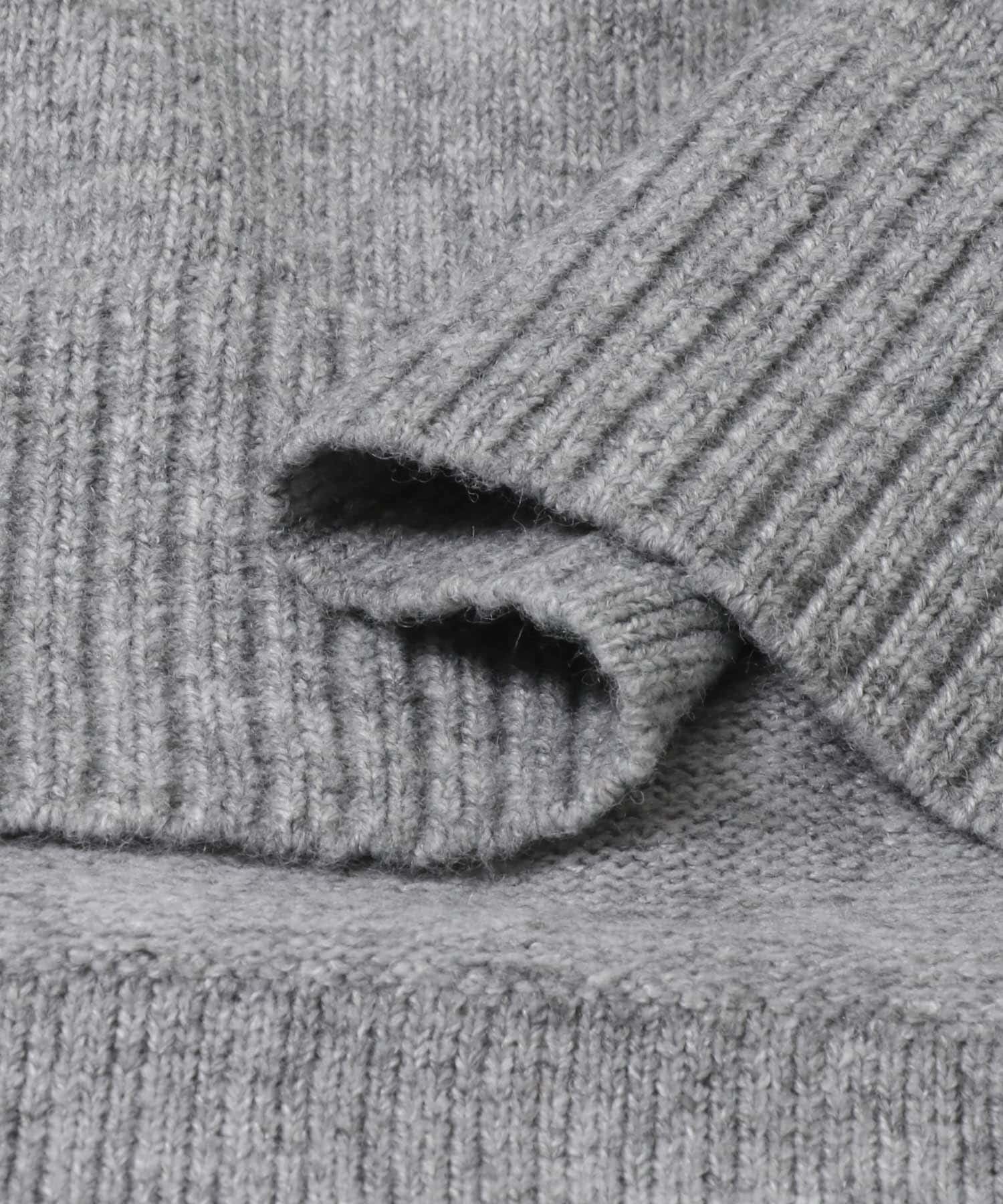 FORK&SPOON　Ricotta ニットフーディ GRAY 1