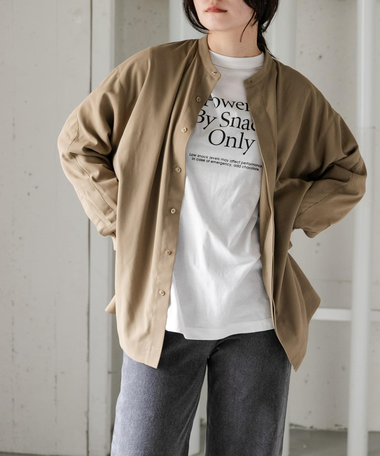 BASERANGE LONG SLEEVE T-SHIRTS(S LEOPARD): トップス｜URBAN