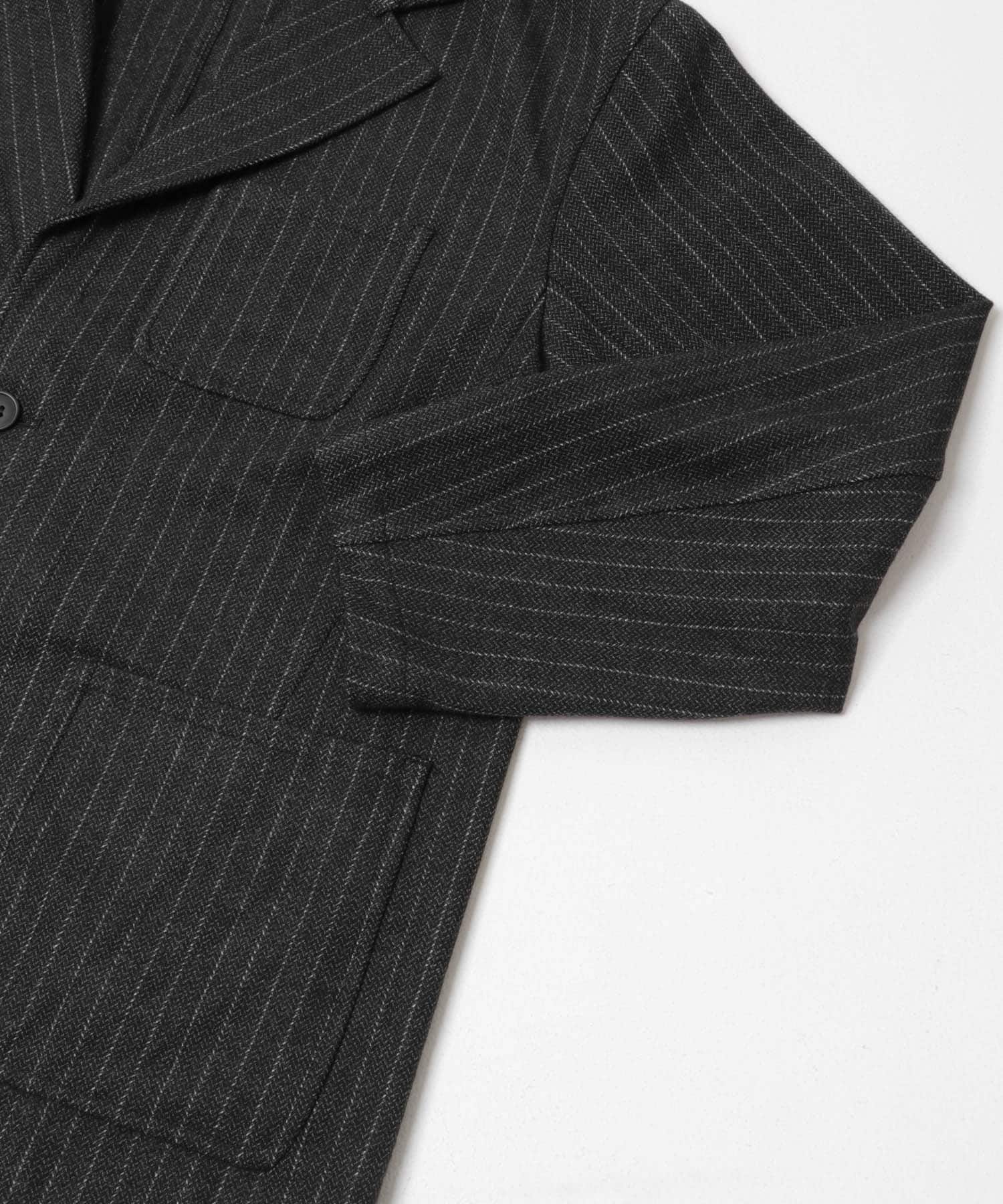 FORK&SPOON　ブラッシュドジャケット STRIPE 1
