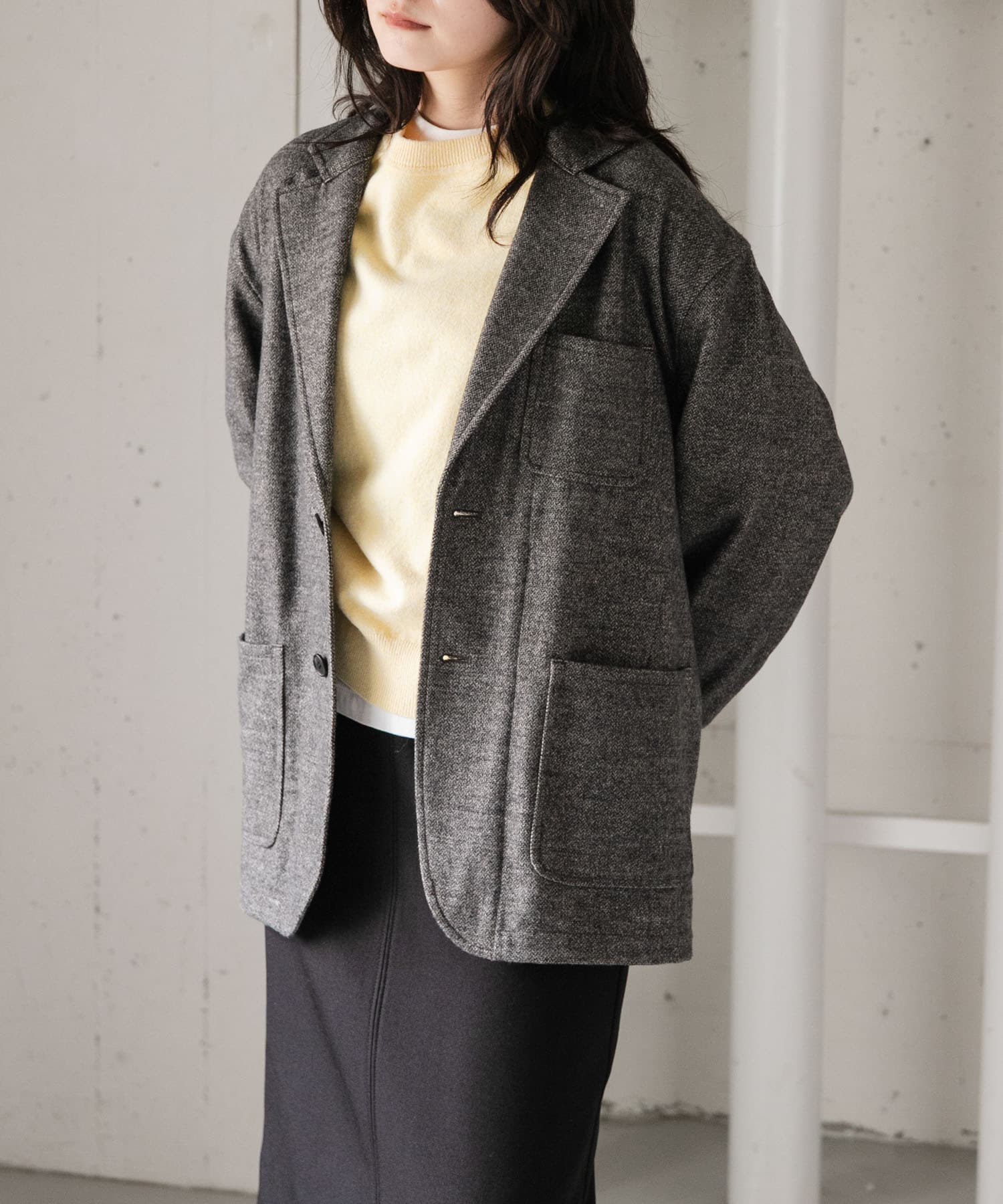 身長：169cm サイズ：1