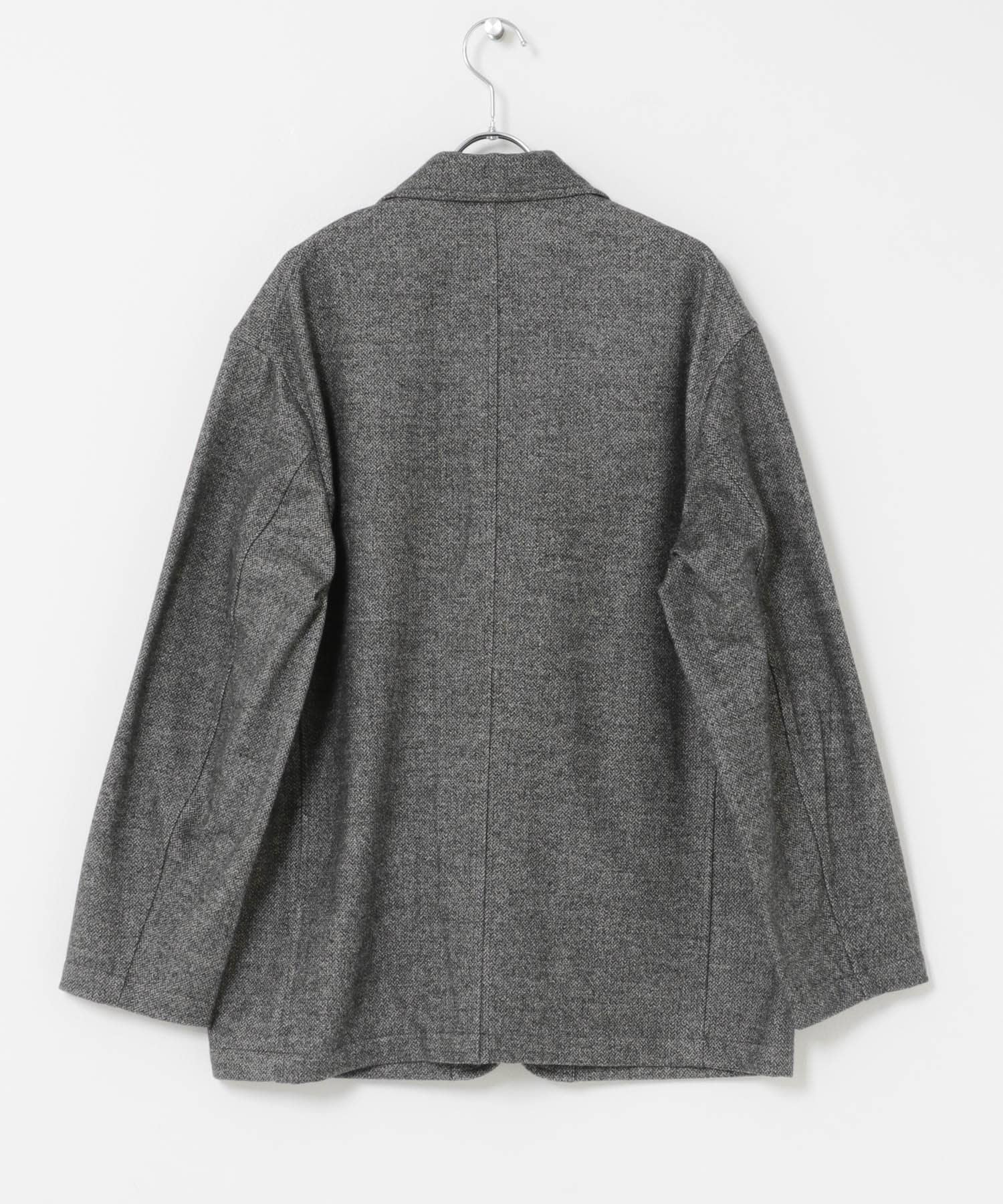 FORK&SPOON　ブラッシュドジャケット GRAY 1